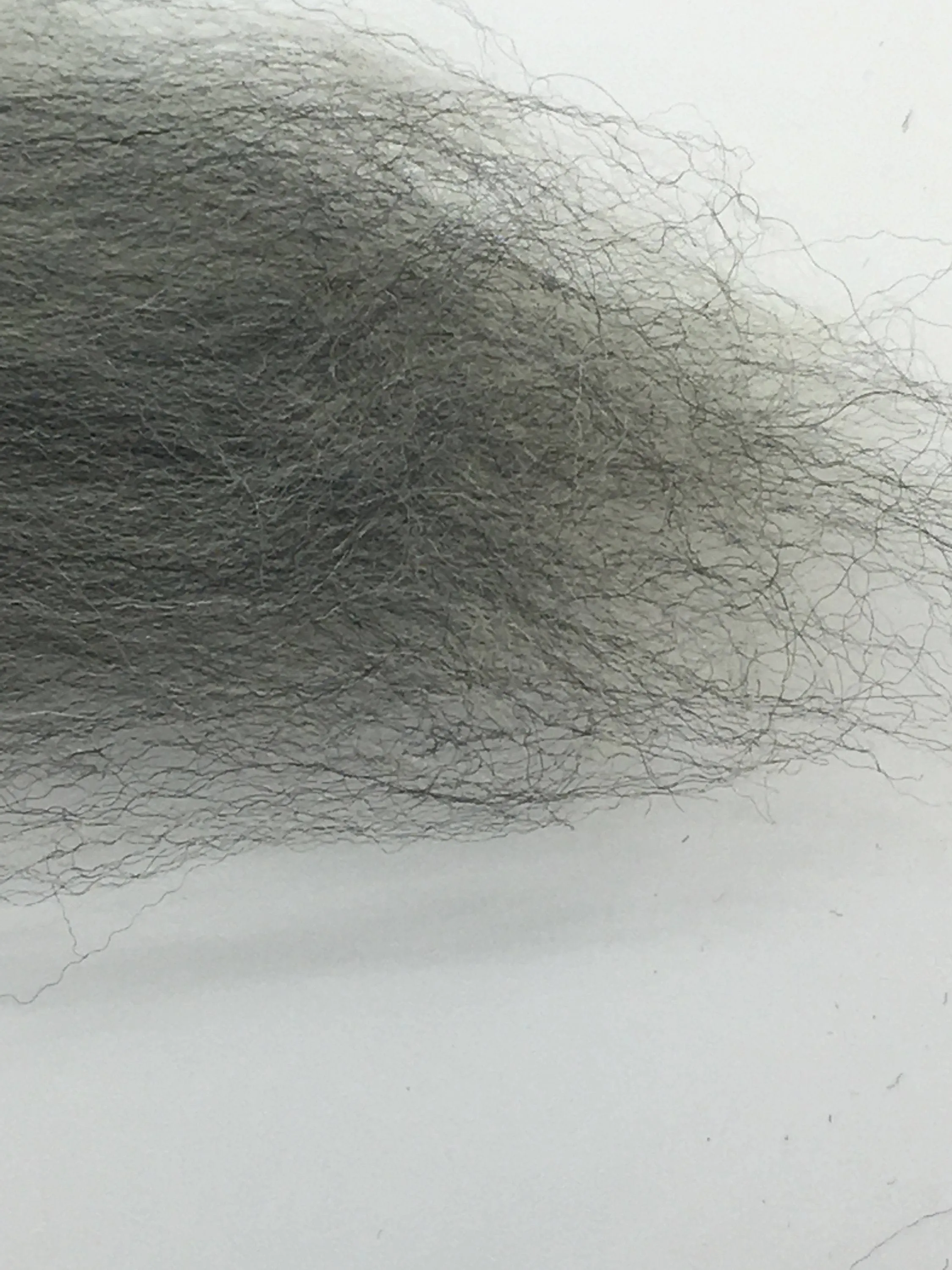4 oz  ounces  Gray Merino Wool Top Roving Fiber Spinning, Felting , weaving, dolls, Crafts USA -SALE! Blogger Favorite 5 Stars!