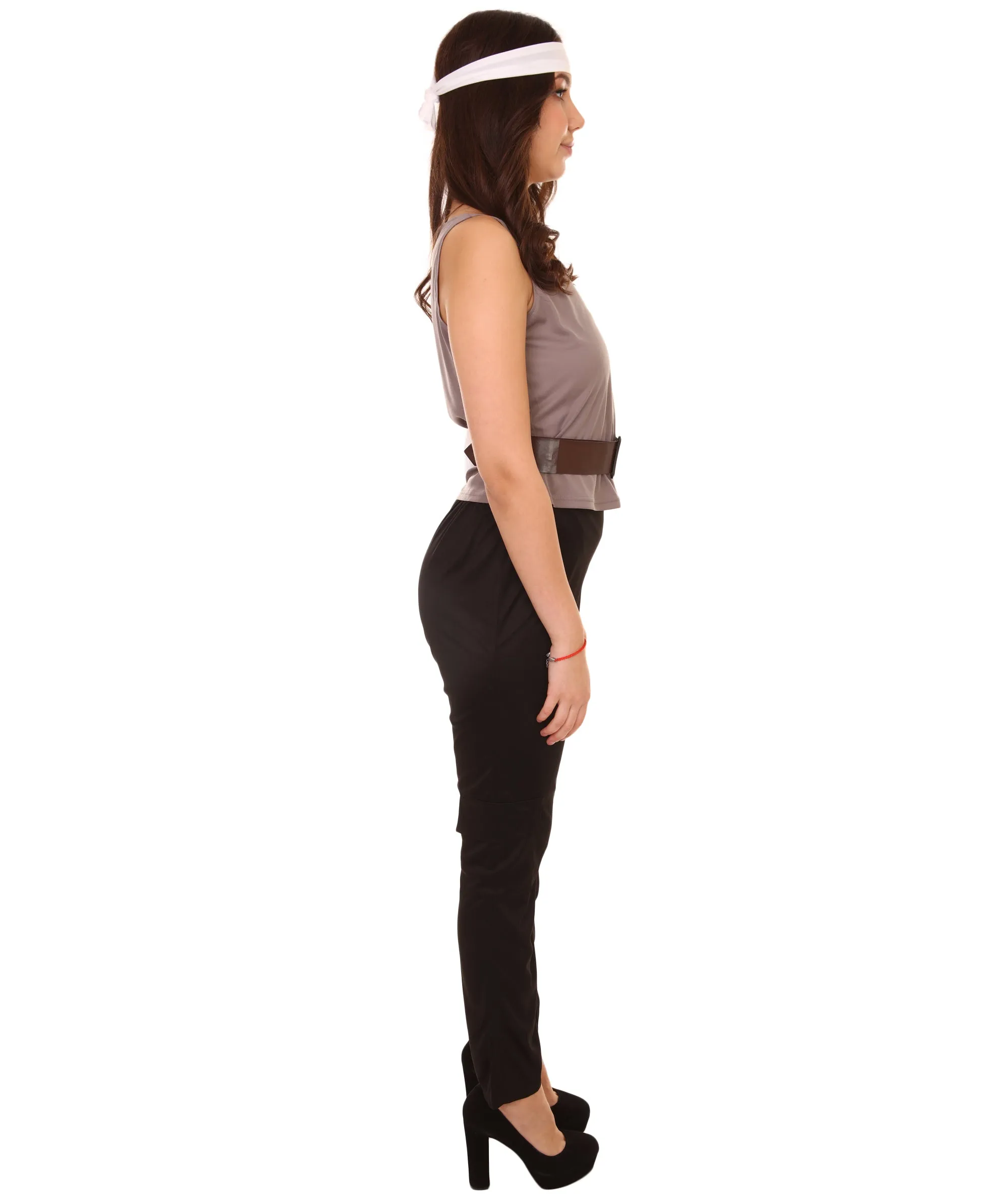 Adult Women's New Treasure Hunter video game Costume , Brunette and Black Cosplay Costume