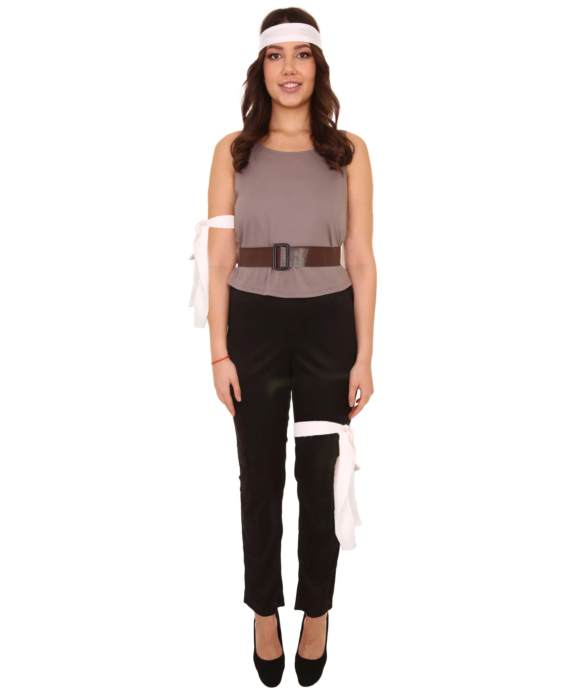 Adult Women's New Treasure Hunter video game Costume , Brunette and Black Cosplay Costume