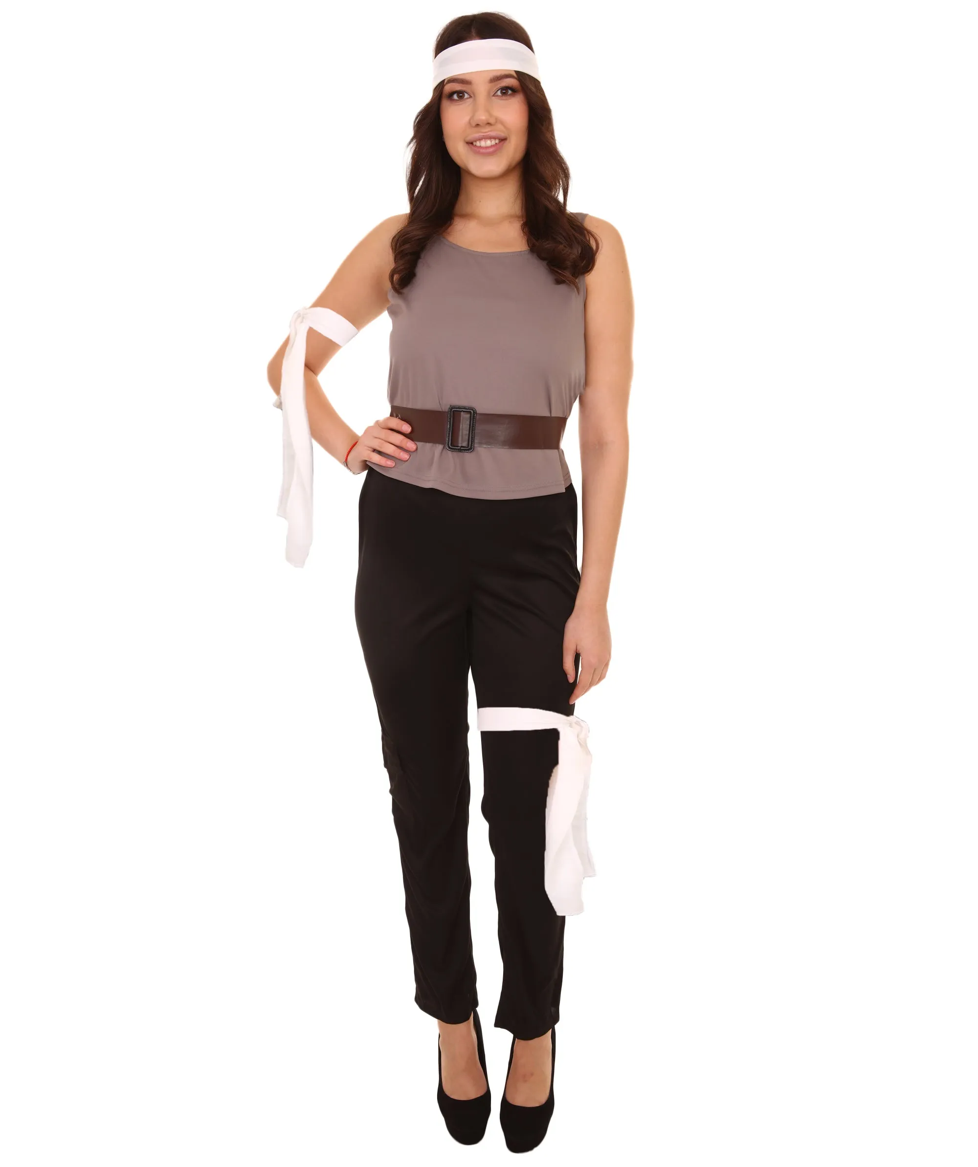 Adult Women's New Treasure Hunter video game Costume , Brunette and Black Cosplay Costume
