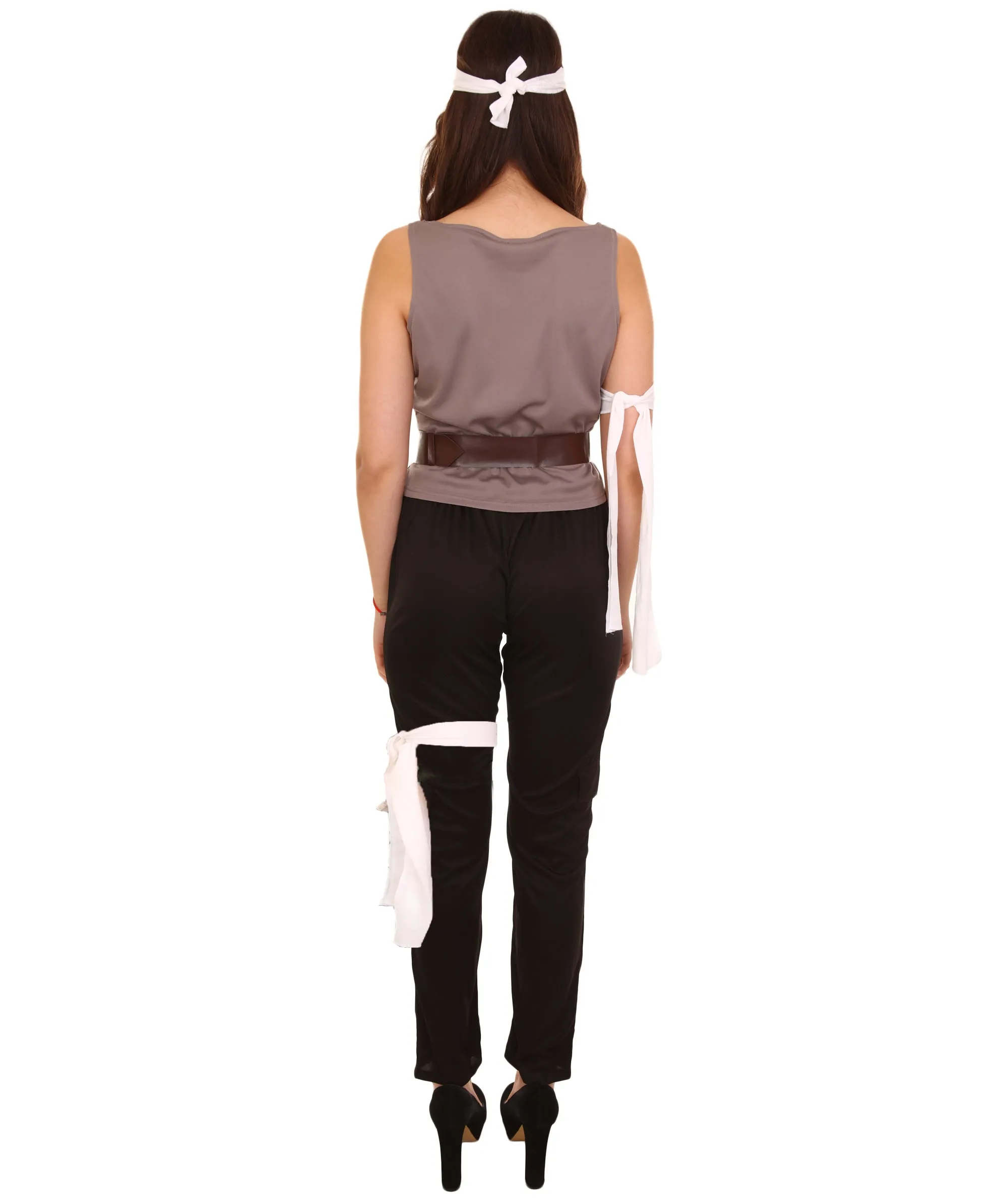 Adult Women's New Treasure Hunter video game Costume , Brunette and Black Cosplay Costume