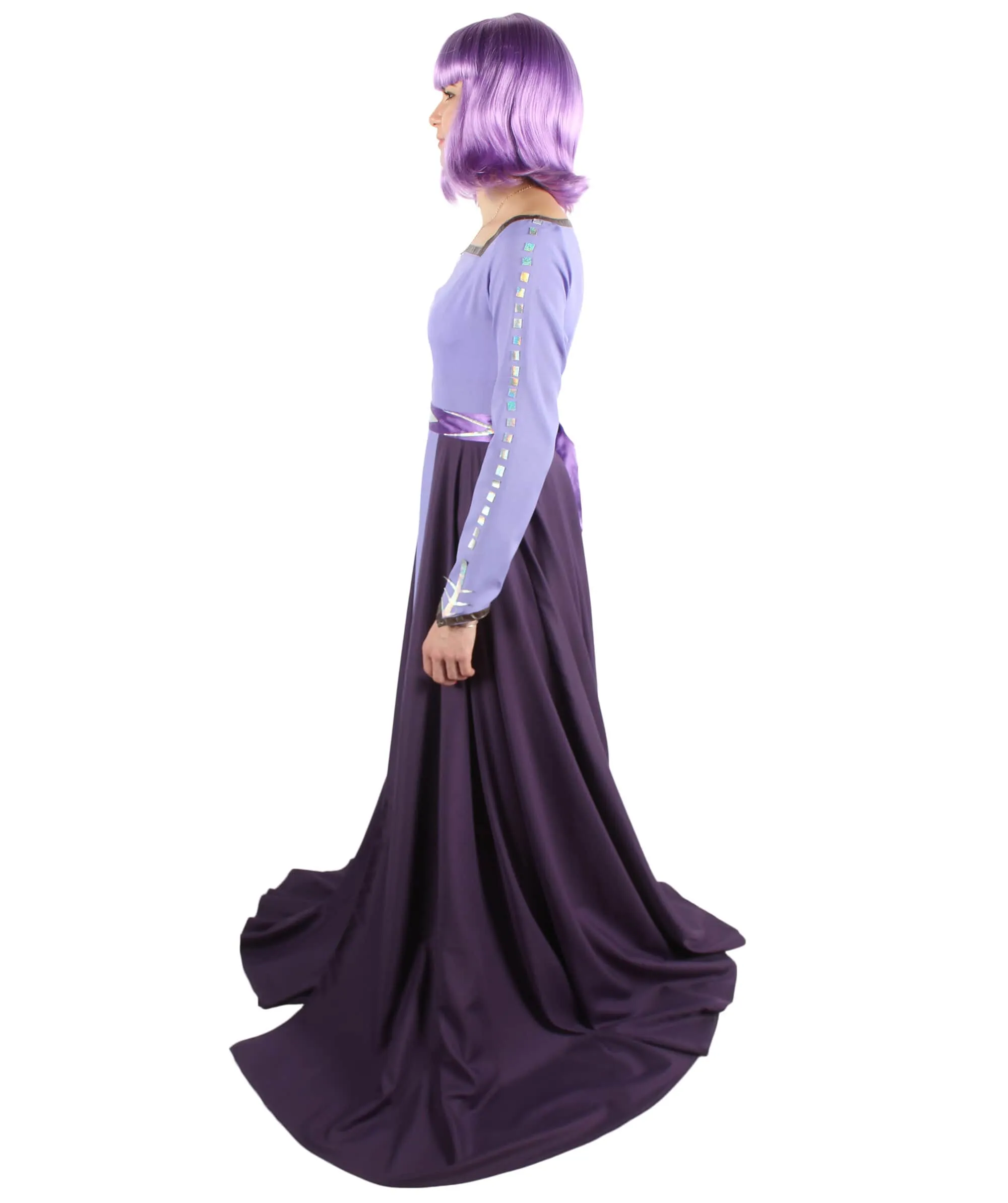 Adult Women's Purple Winter Princess Costume