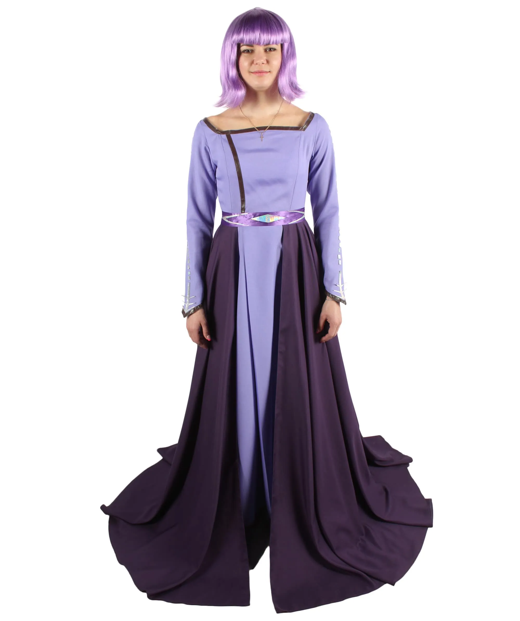 Adult Women's Purple Winter Princess Costume