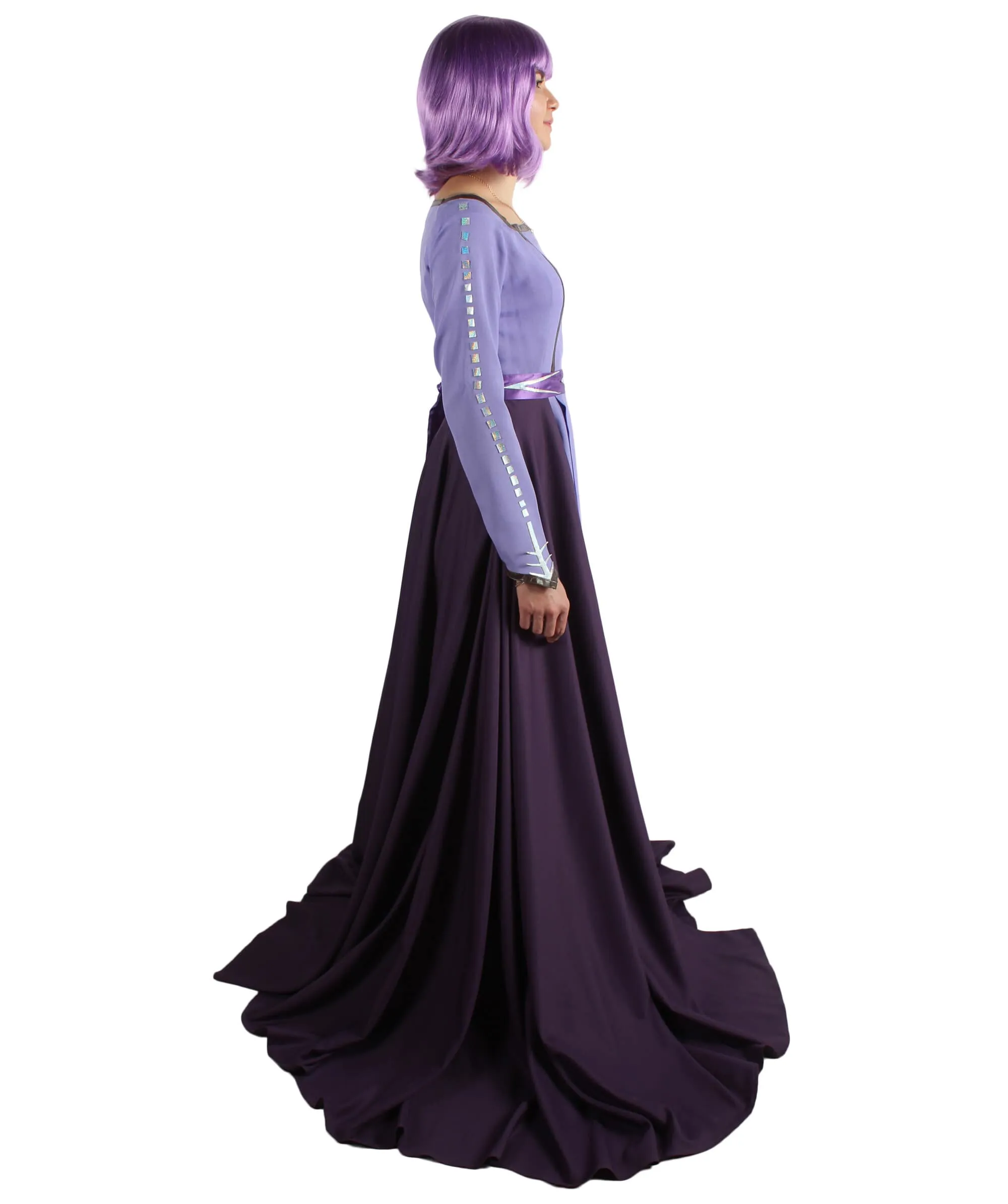 Adult Women's Purple Winter Princess Costume