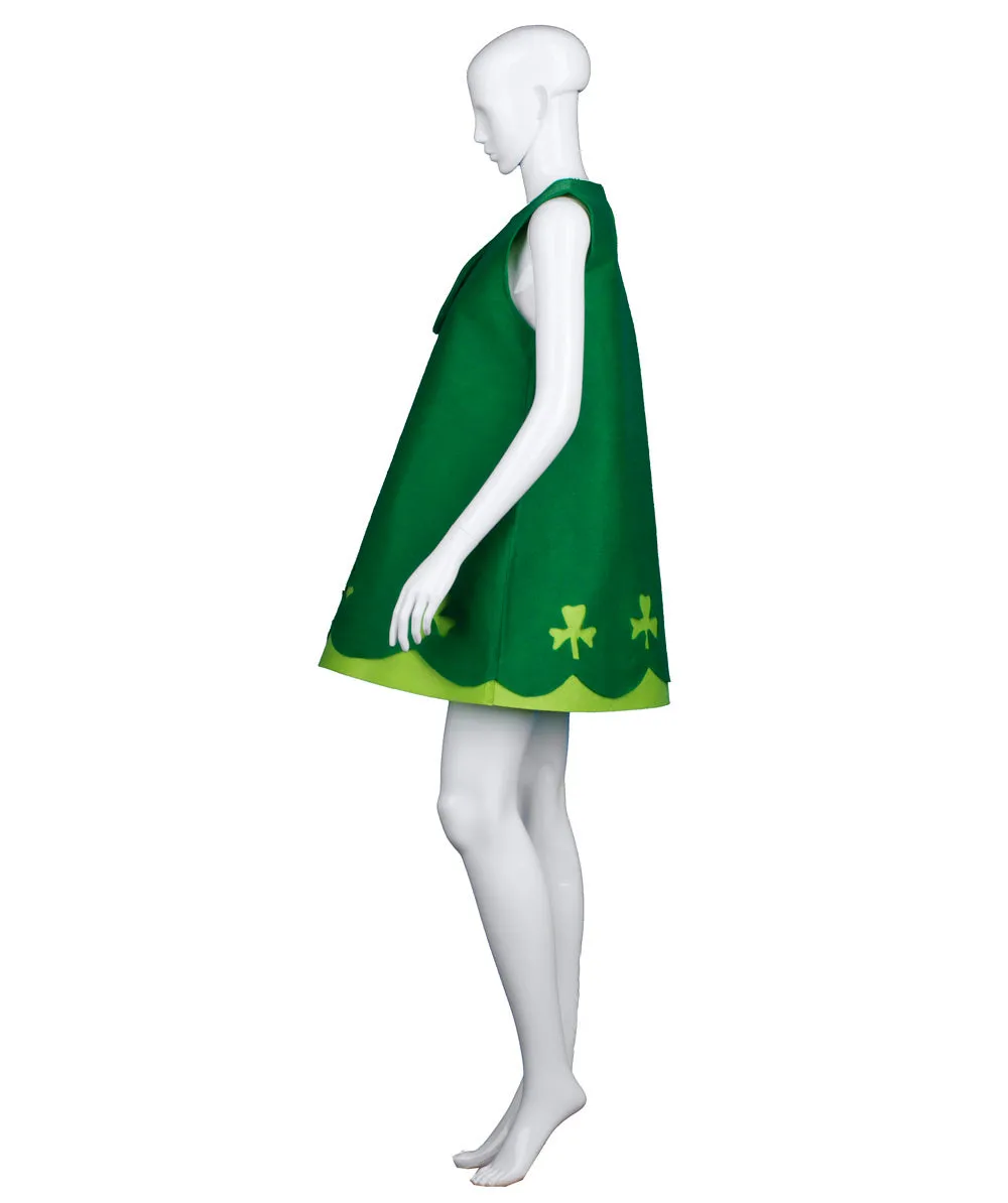 Adult Women's St. Patrick's Day Trolls Poppy Costume | Green Cosplay Costume