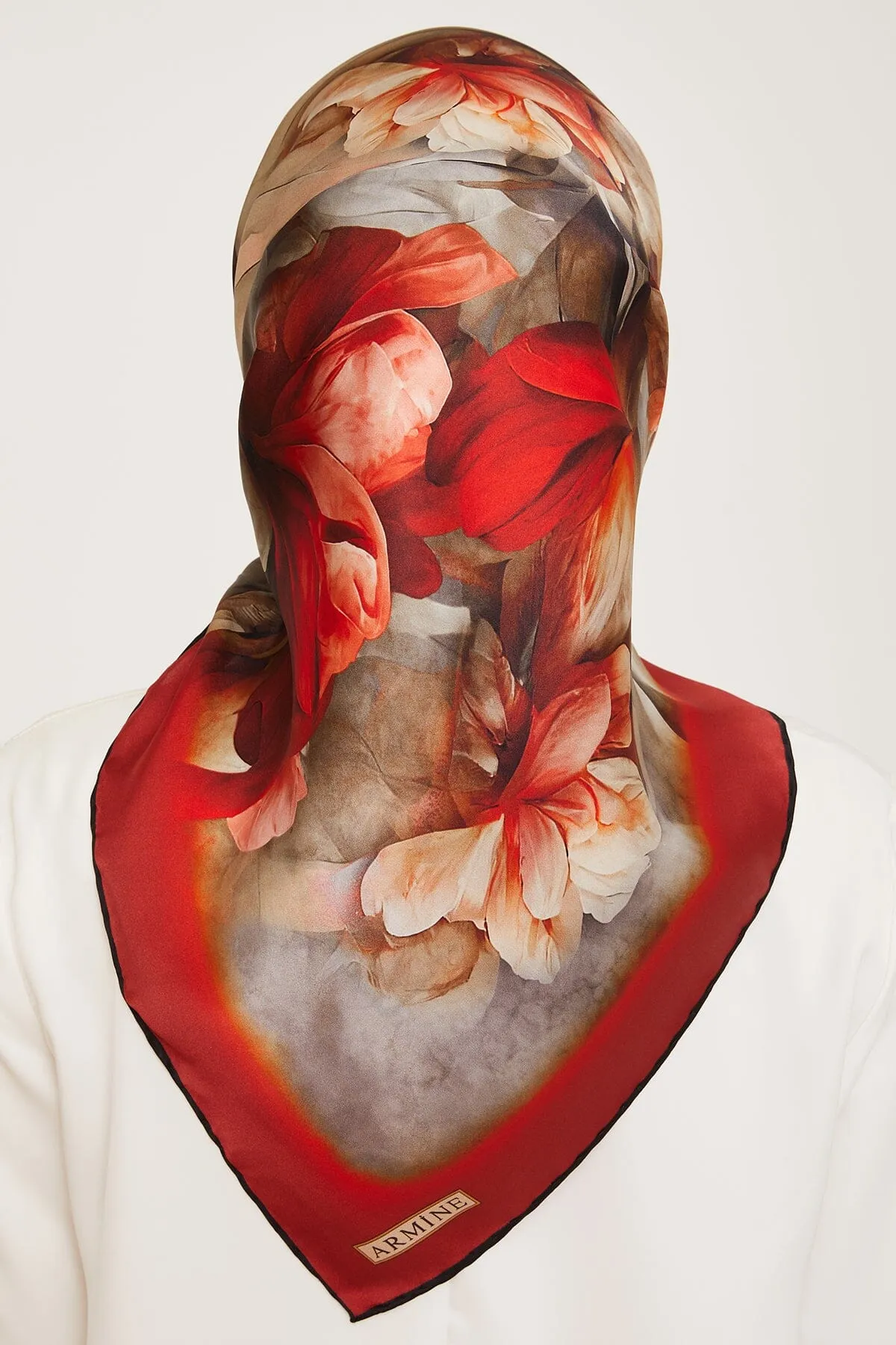 Armine Nocturne Floral Silk Scarf #3
