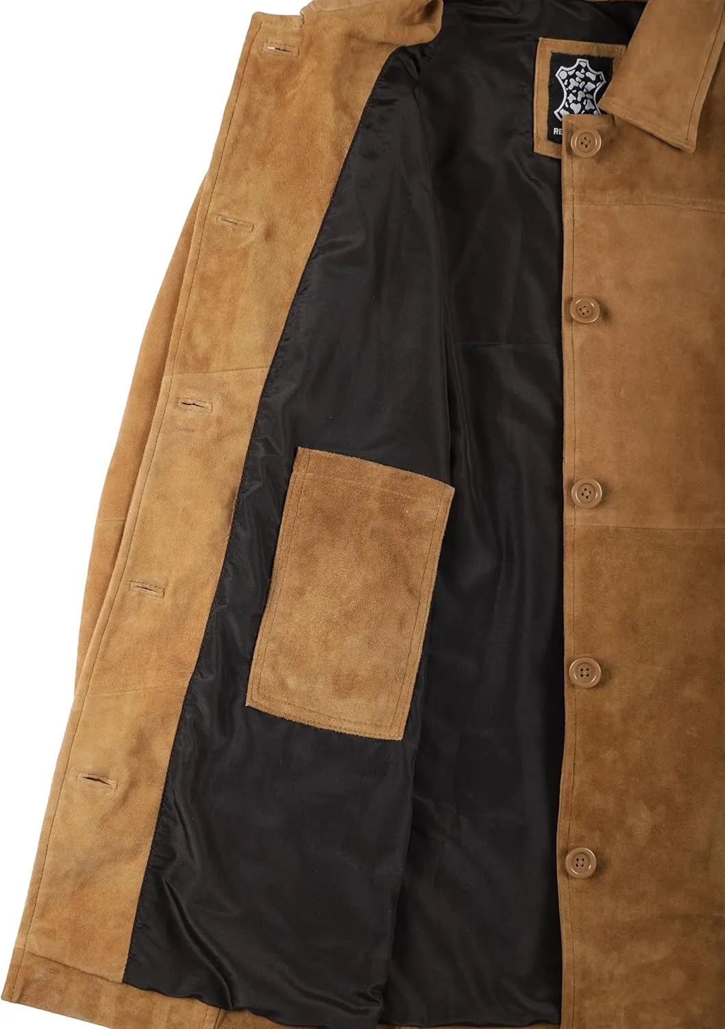 Blingsoul Womens Leather Jacket - Vintage Style Long Leather Jacket Women