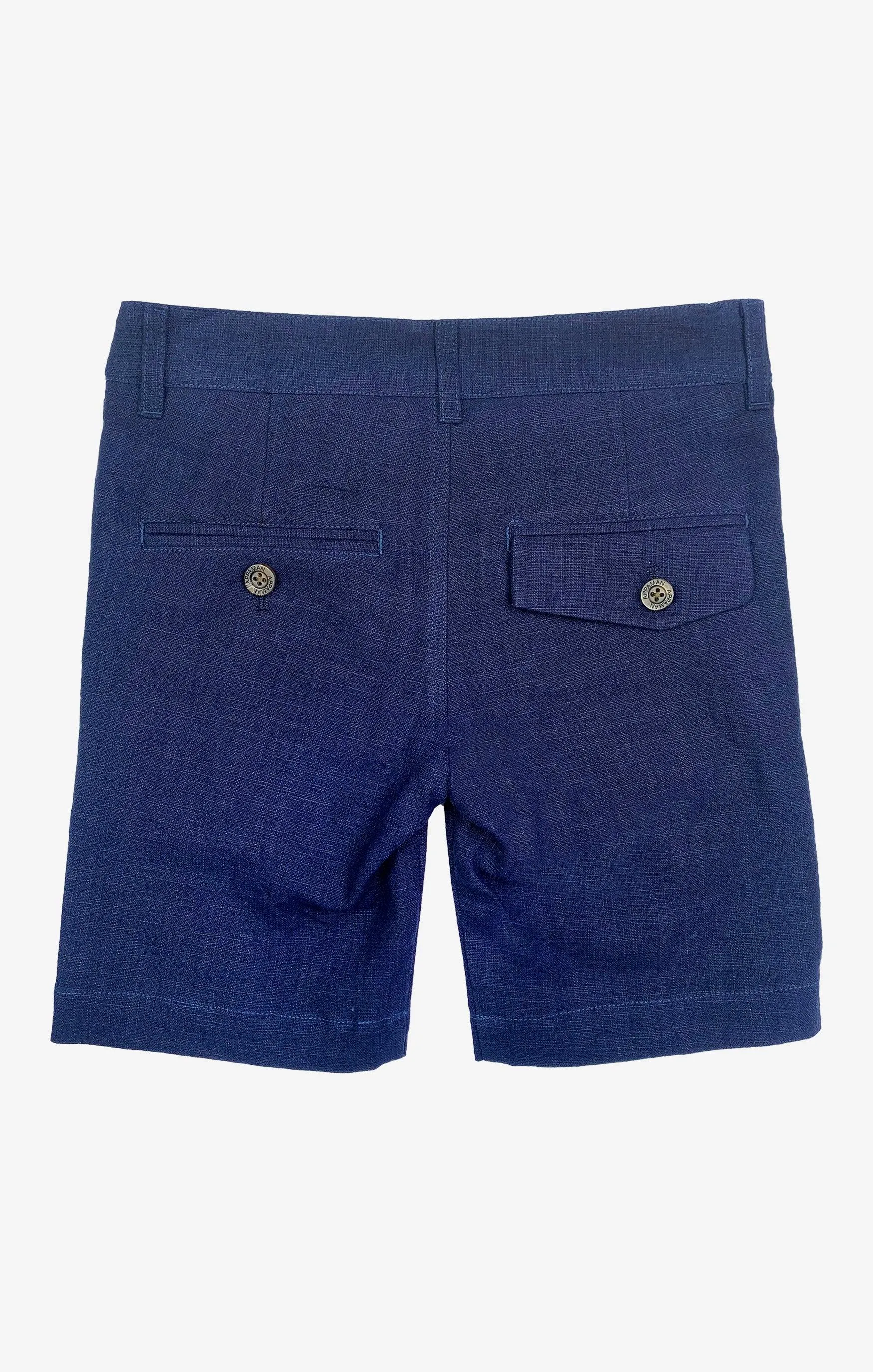 Boys Bottoms | Trouser Short in Dark Navy | Appaman