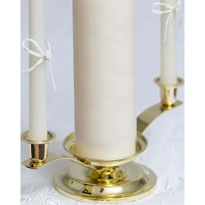 Candle Holder (Gold or Silver) for Unity and Tapers