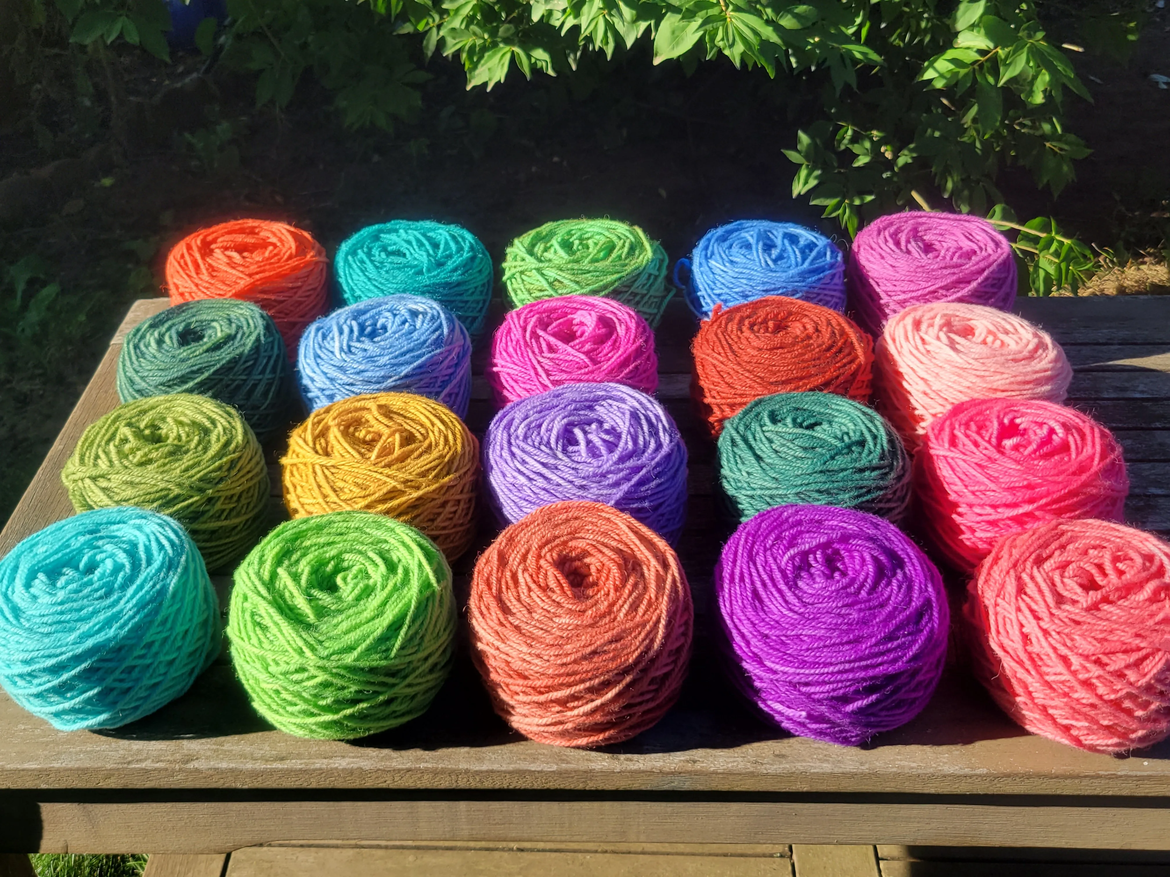 Claude Monet Inspired Yarn Sampler