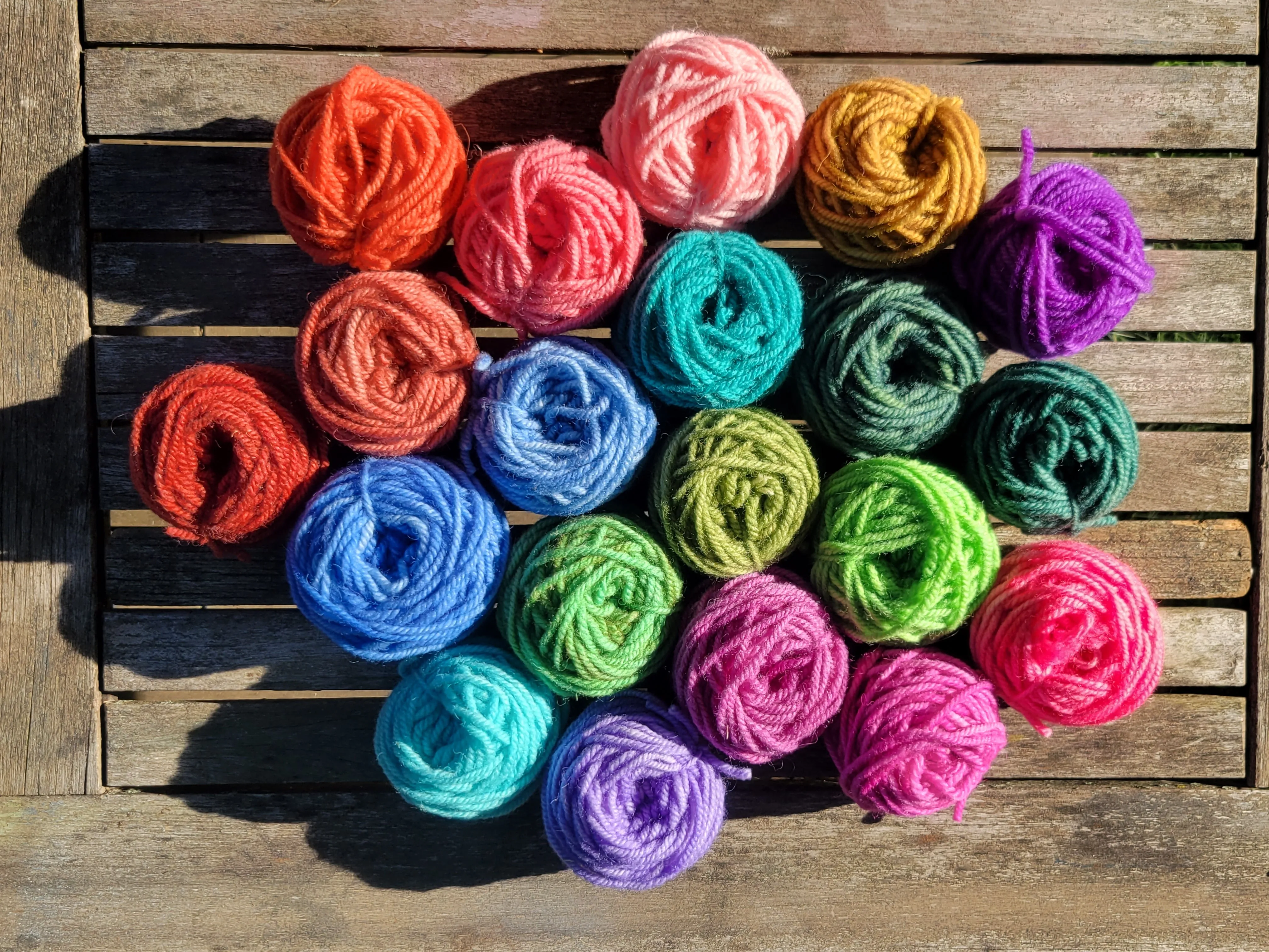 Claude Monet Inspired Yarn Sampler