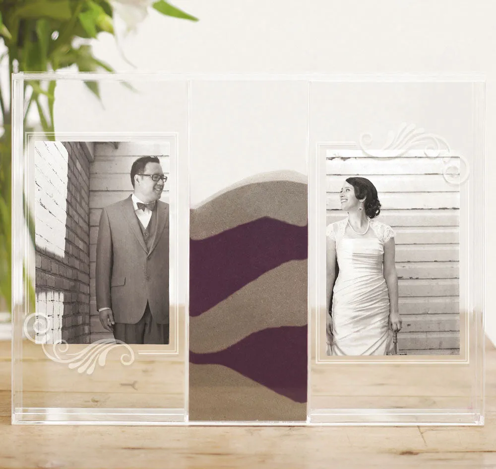 Clearly Love Unity Sand Photo Frame
