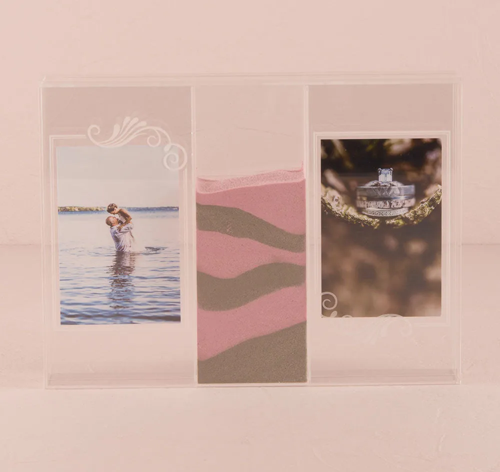 Clearly Love Unity Sand Photo Frame