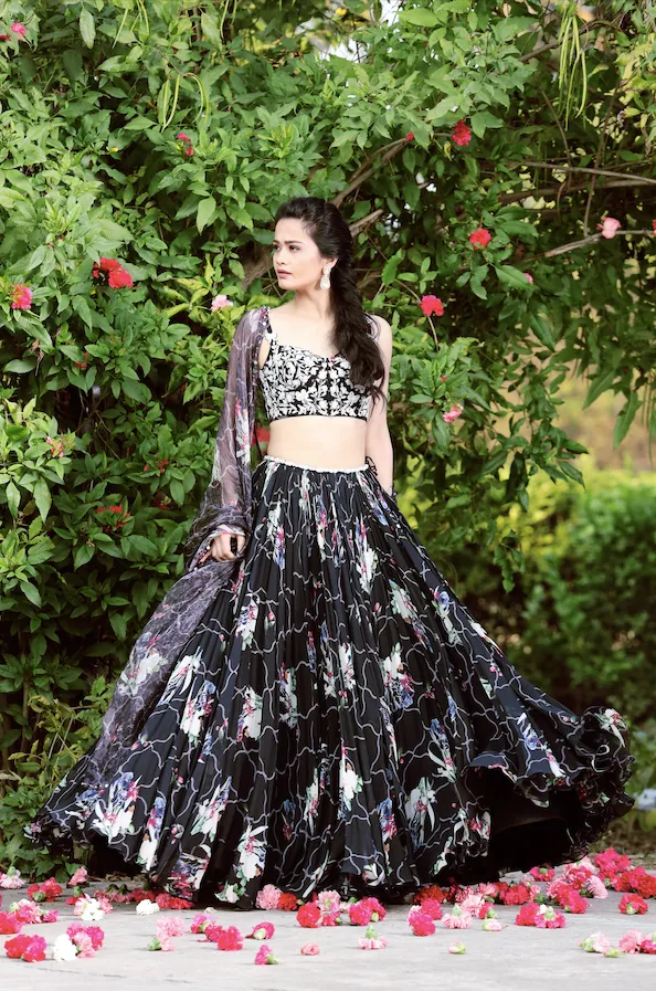 Corset lehenga set