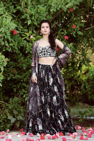 Corset lehenga set