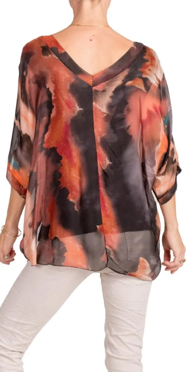 Diana Watercolor Blouse