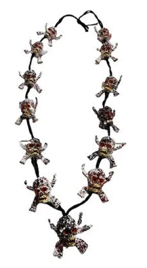 Fancydresswale Narmund Maala Skull Necklace for Halloween - Spooky Costume Accessory