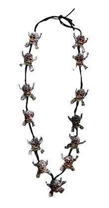 Fancydresswale Narmund Maala Skull Necklace for Halloween - Spooky Costume Accessory