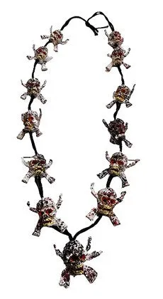Fancydresswale Narmund Maala Skull Necklace for Halloween - Spooky Costume Accessory