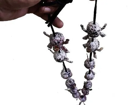 Fancydresswale Narmund Maala Skull Necklace for Halloween - Spooky Costume Accessory