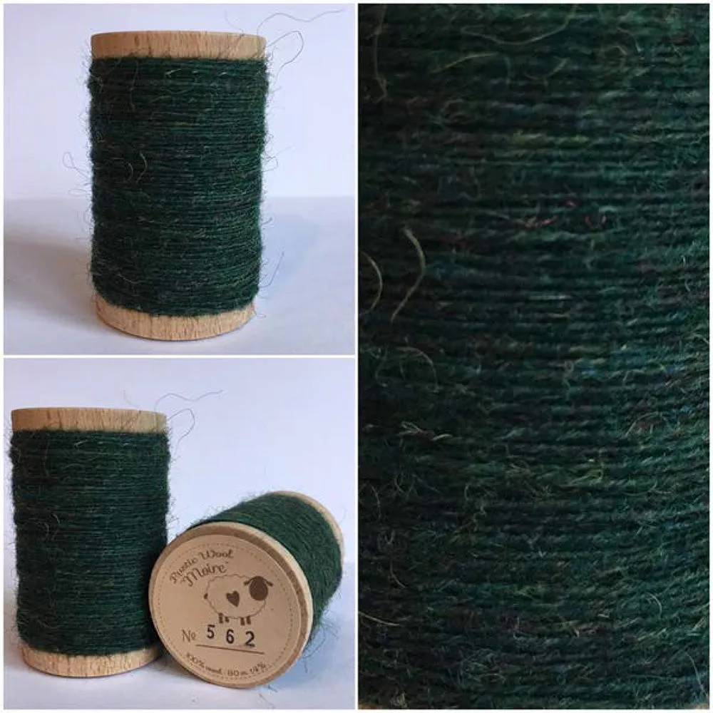 FIDDLEHEAD Hand Dyed HALF YARD Wool Fabric for Wool Applique and Rug Hooking