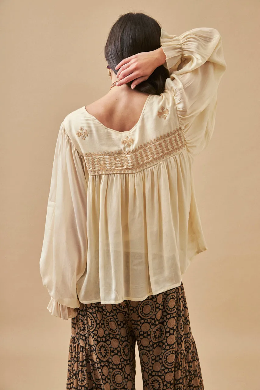 Frive Applique Blouse