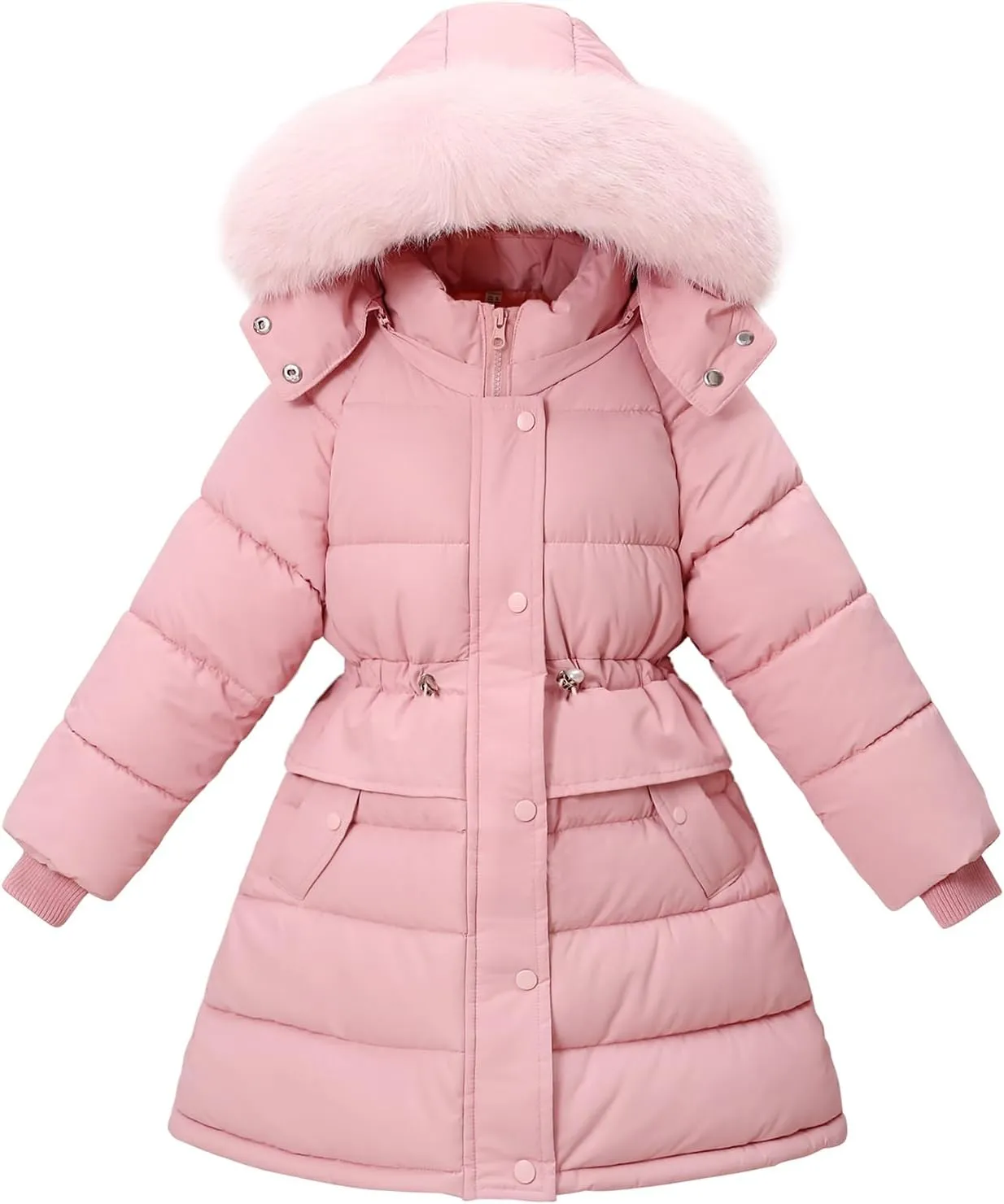 Girl Winter Coat Waterproof Puffer Jacket Hooded Outwear Kids Parka Warm Clothes