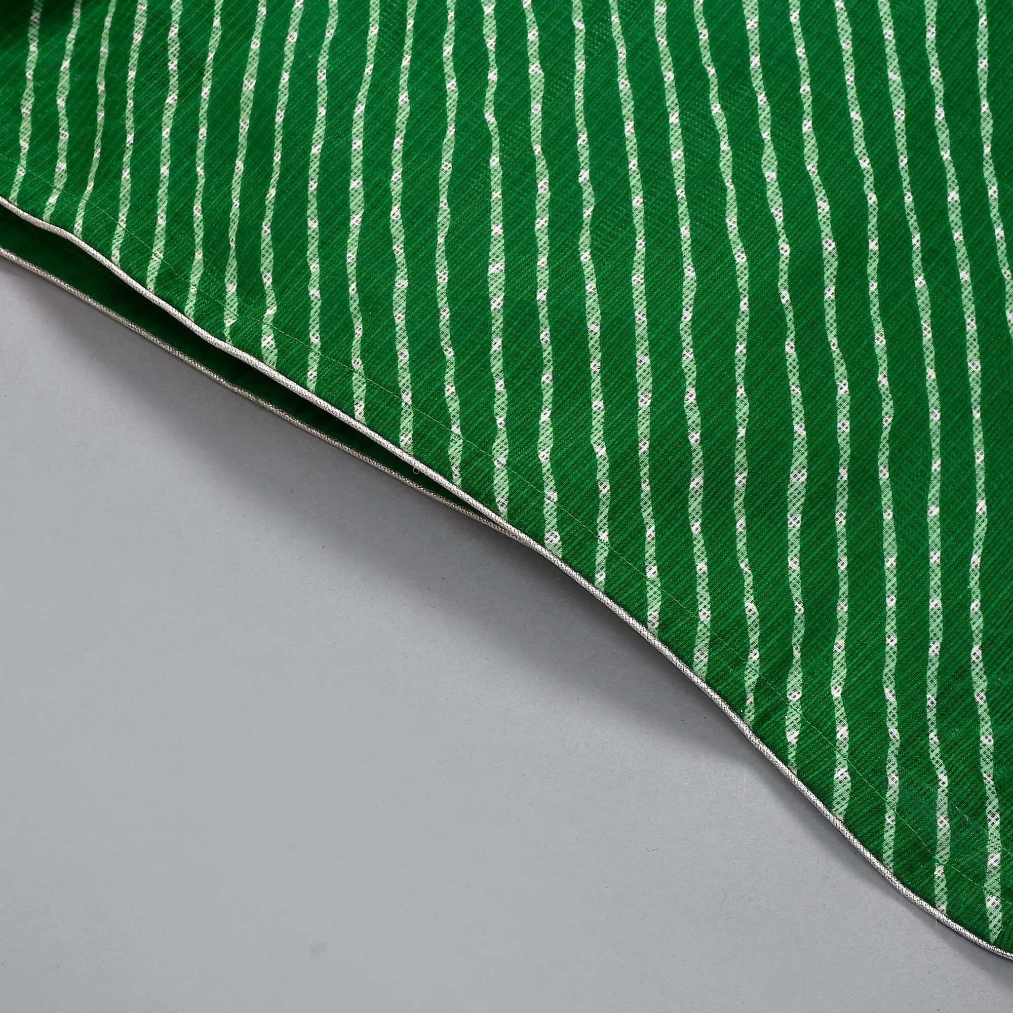 Girl's Green Leheriya Top Palazzo Set - Rangpur
