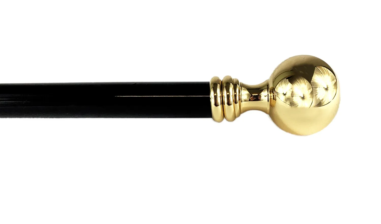Gold Plated Round Ball Knob Style Cast Brass