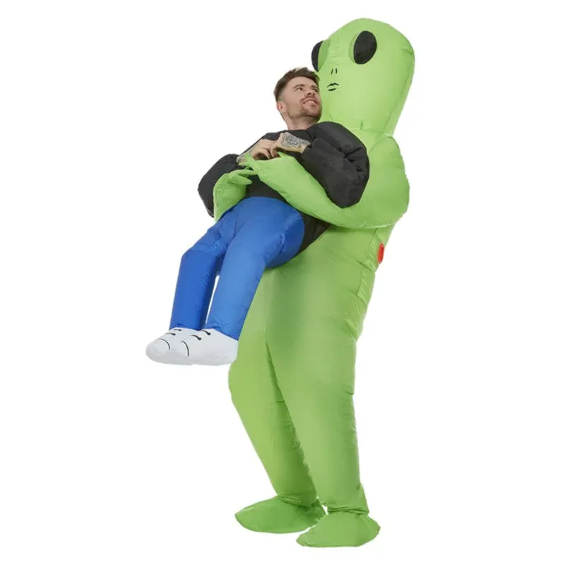 Inflatable Alien Abduction Costume, Green