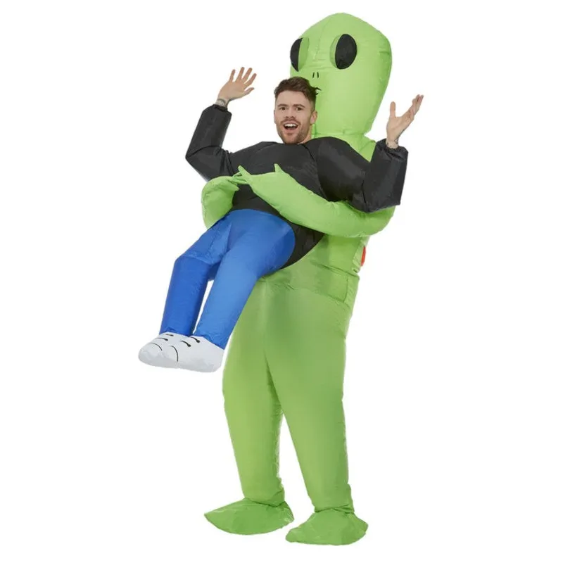 Inflatable Alien Abduction Costume, Green