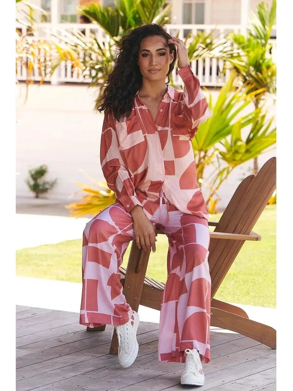 JAASE Cali Print Nadia Shirt