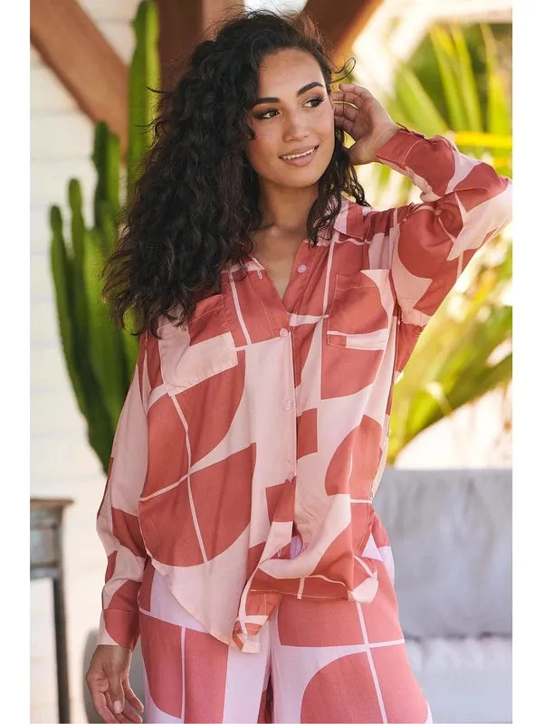 JAASE Cali Print Nadia Shirt