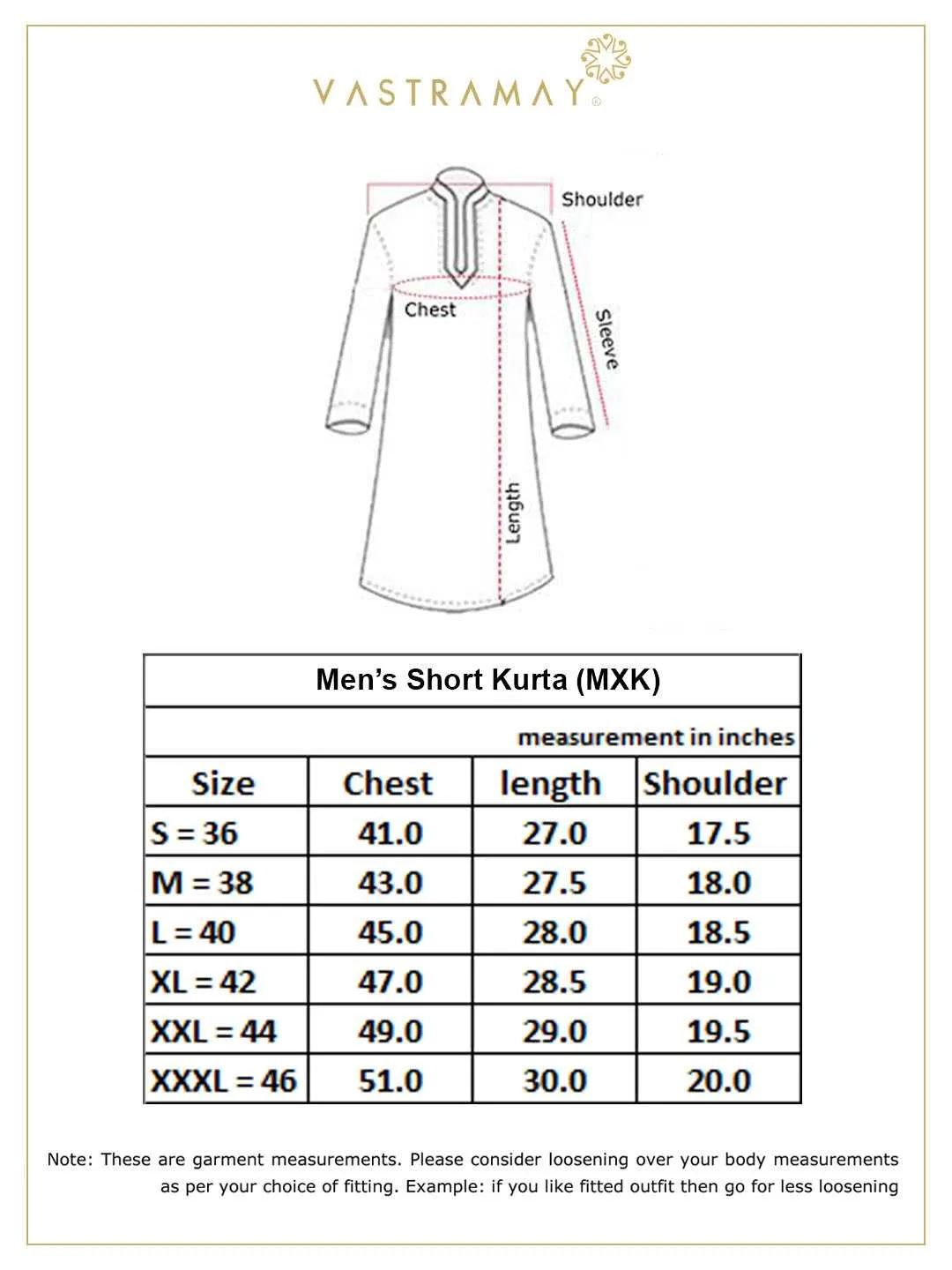 Jashvi Men's Navy Blue Cotton Blend Short Kurta