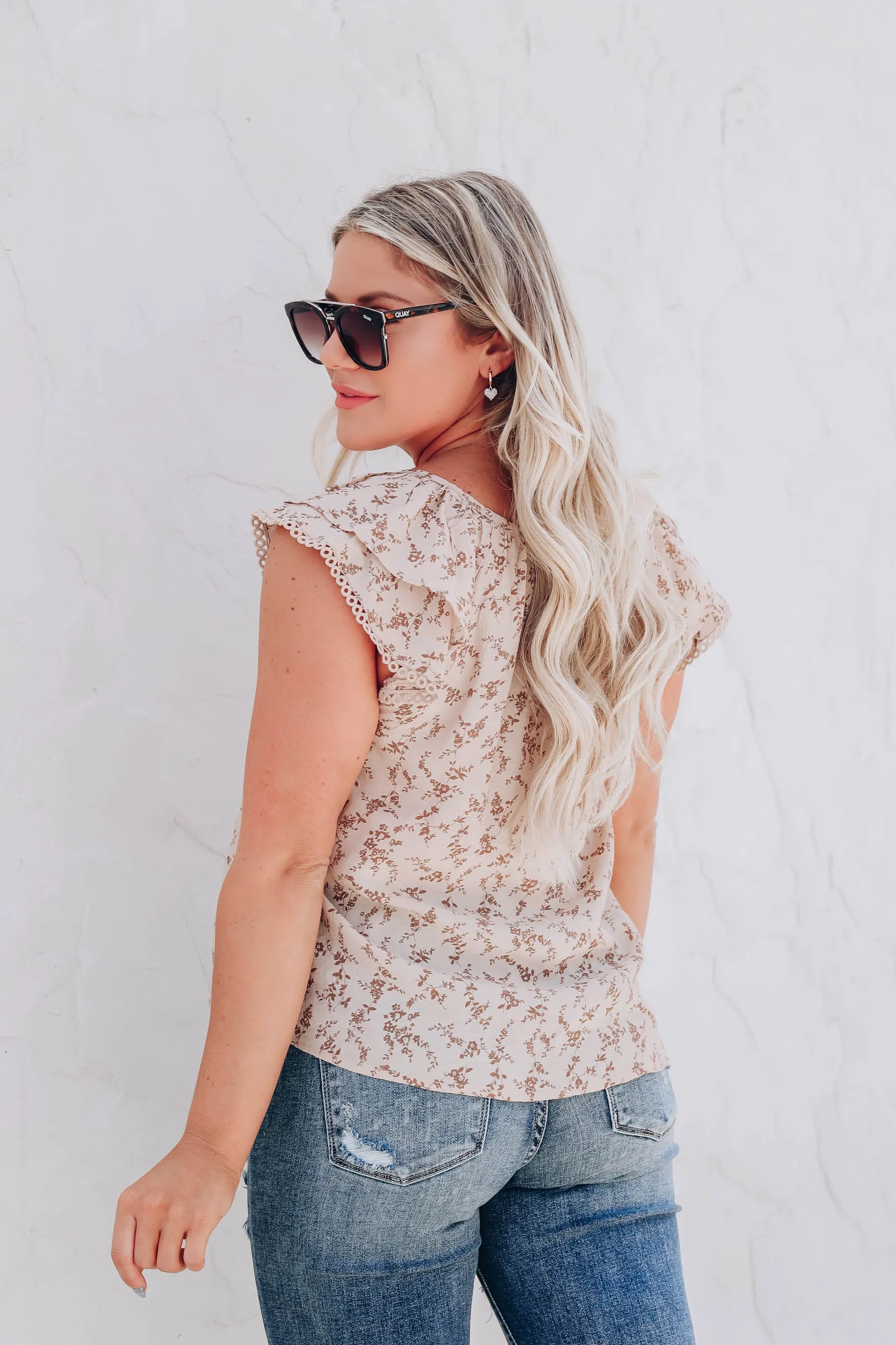 Lifted Spirit Floral Embroidered Blouse