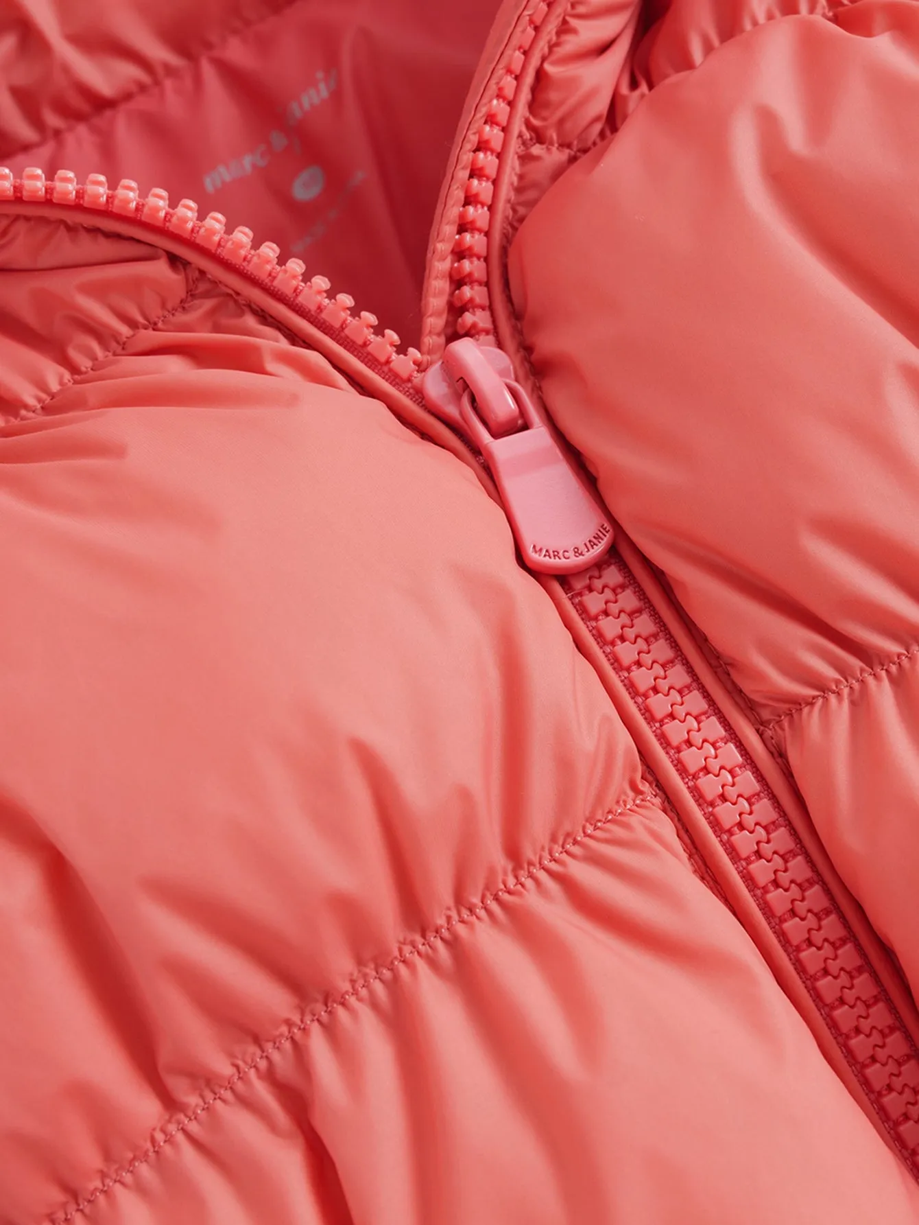 MARC & JANIE Girls Ultralight Little Ears Hooded Down Parka  231628