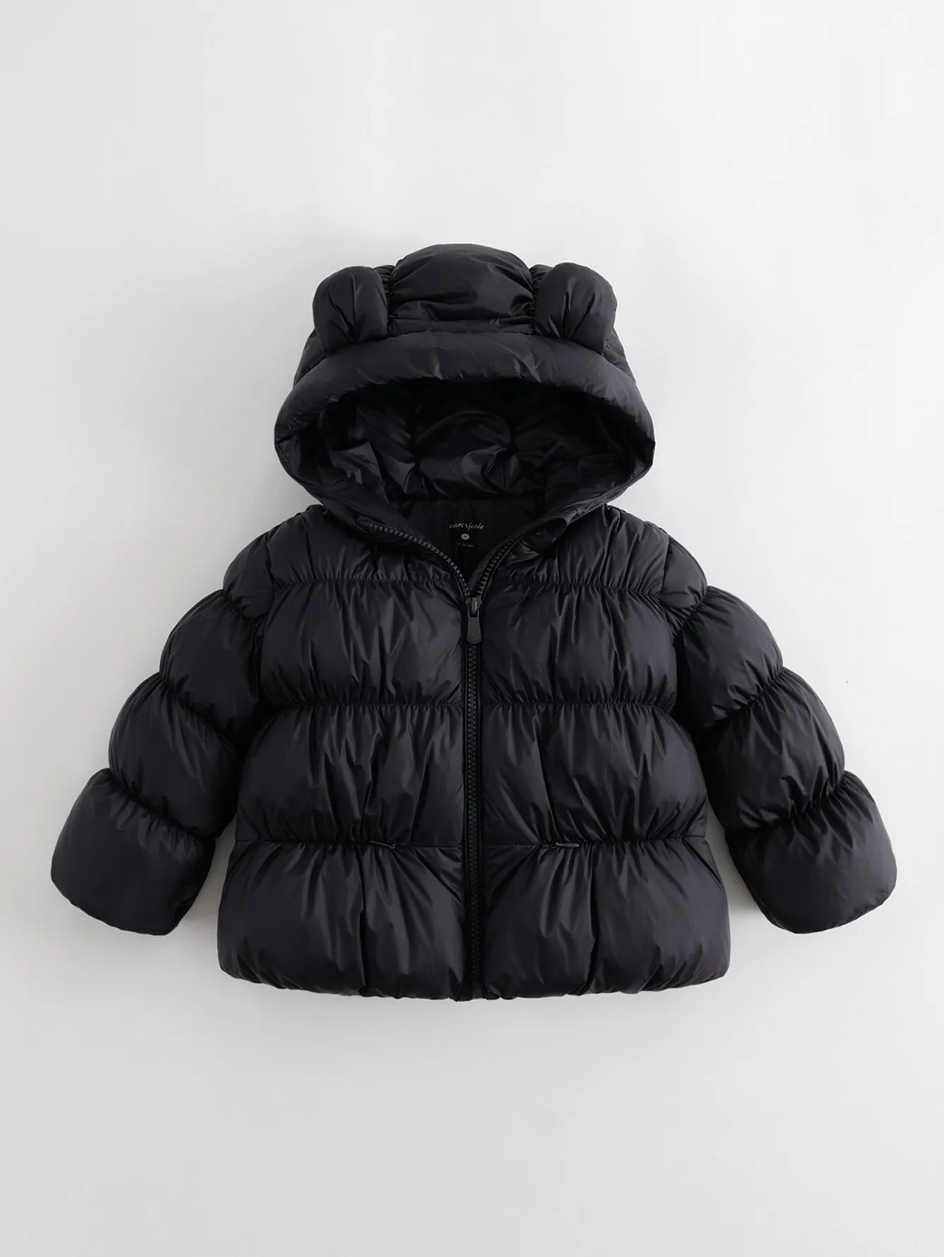 MARC & JANIE Girls Ultralight Little Ears Hooded Down Parka  231628