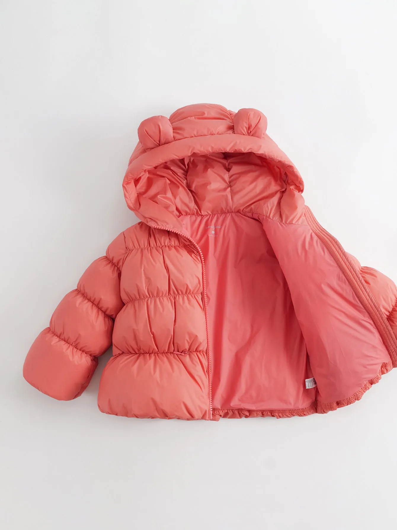MARC & JANIE Girls Ultralight Little Ears Hooded Down Parka  231628