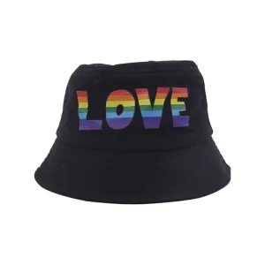 Mardi Gras LOVE Sign Bucket Hat