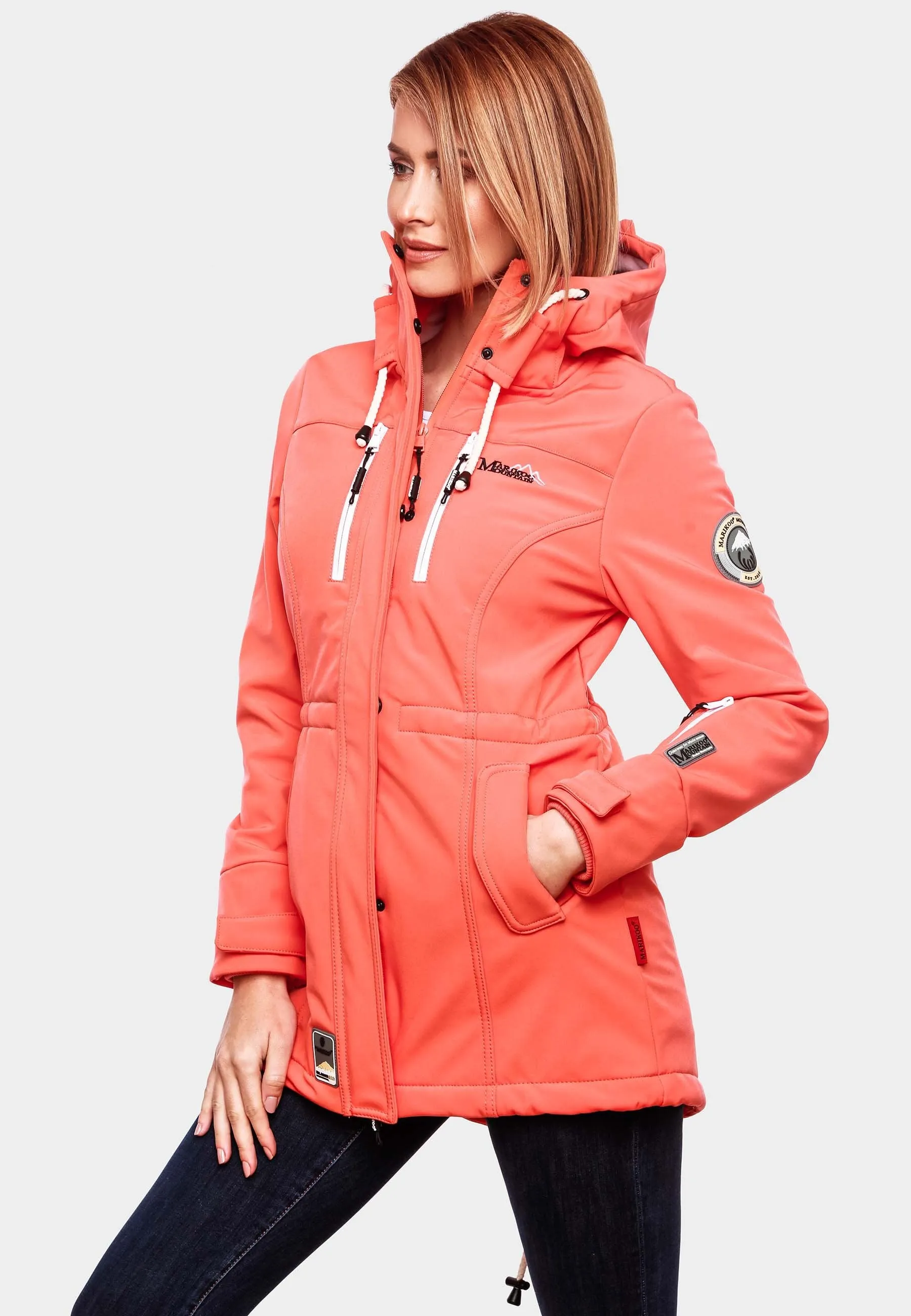 Marikoo parka, coral