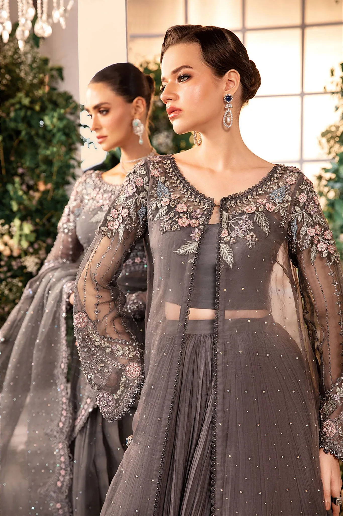 Mbroidered By Maria B Unstitched 3 Piece Wedding Edition Collection'2024-BD-2902