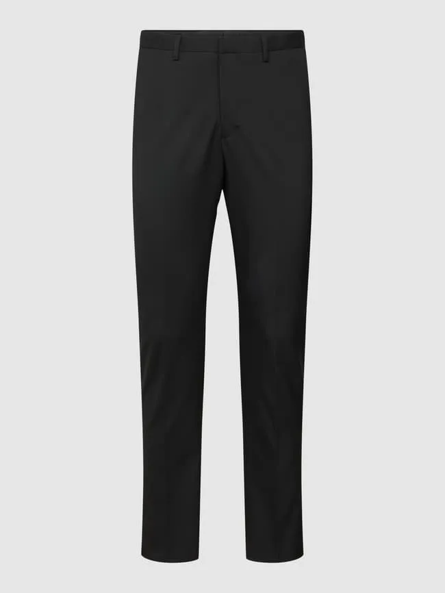 McNeal suit trousers with welt pockets, black