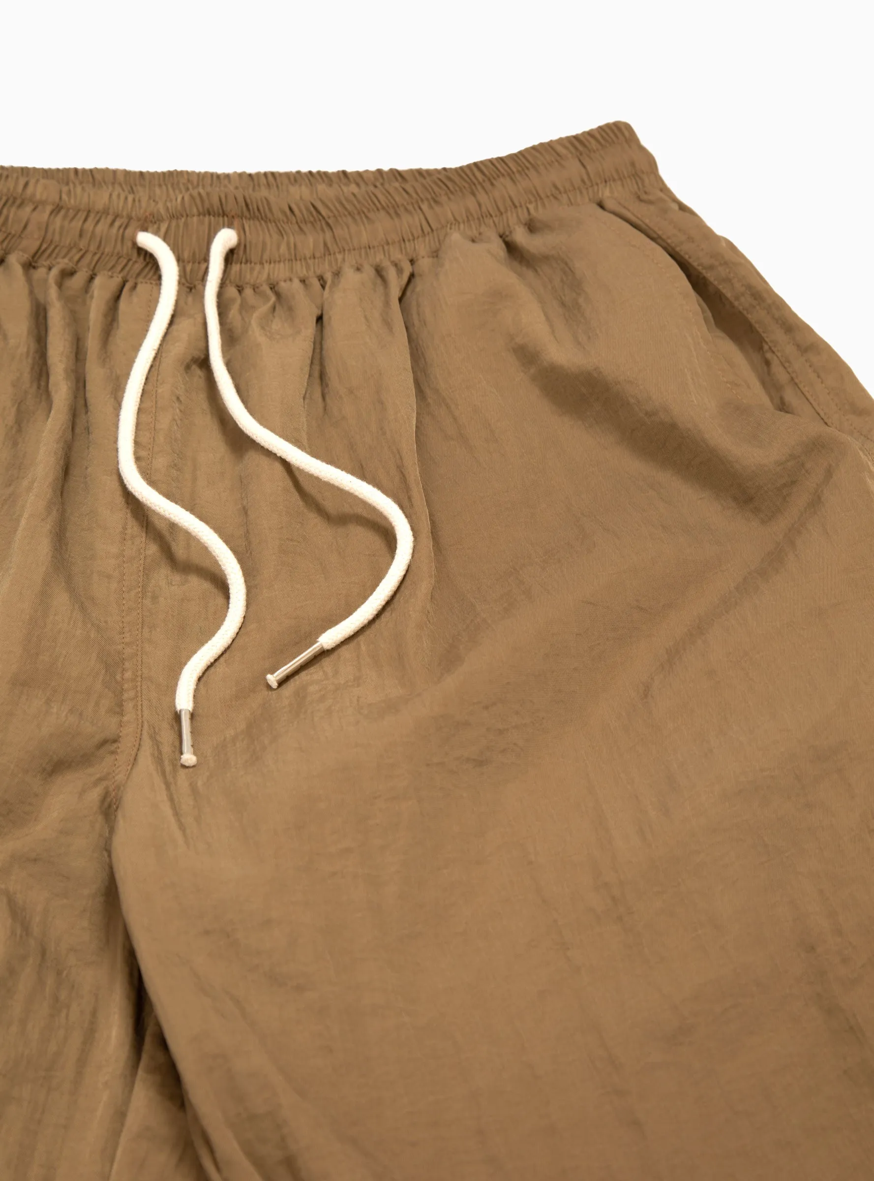 Nylon Trousers Mocha Brown