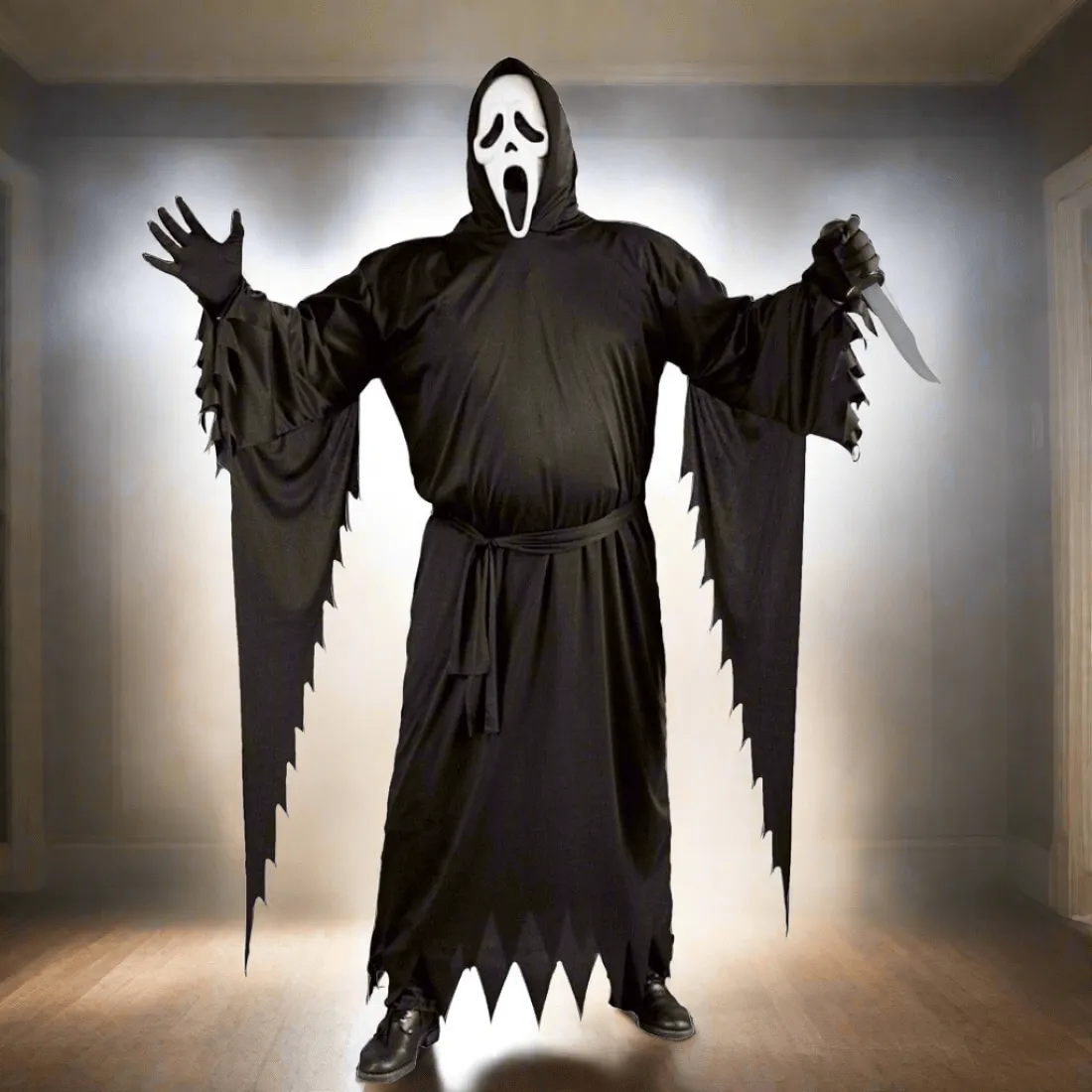 Scream 4 Adults Plus Size Ghost Face Halloween Costume