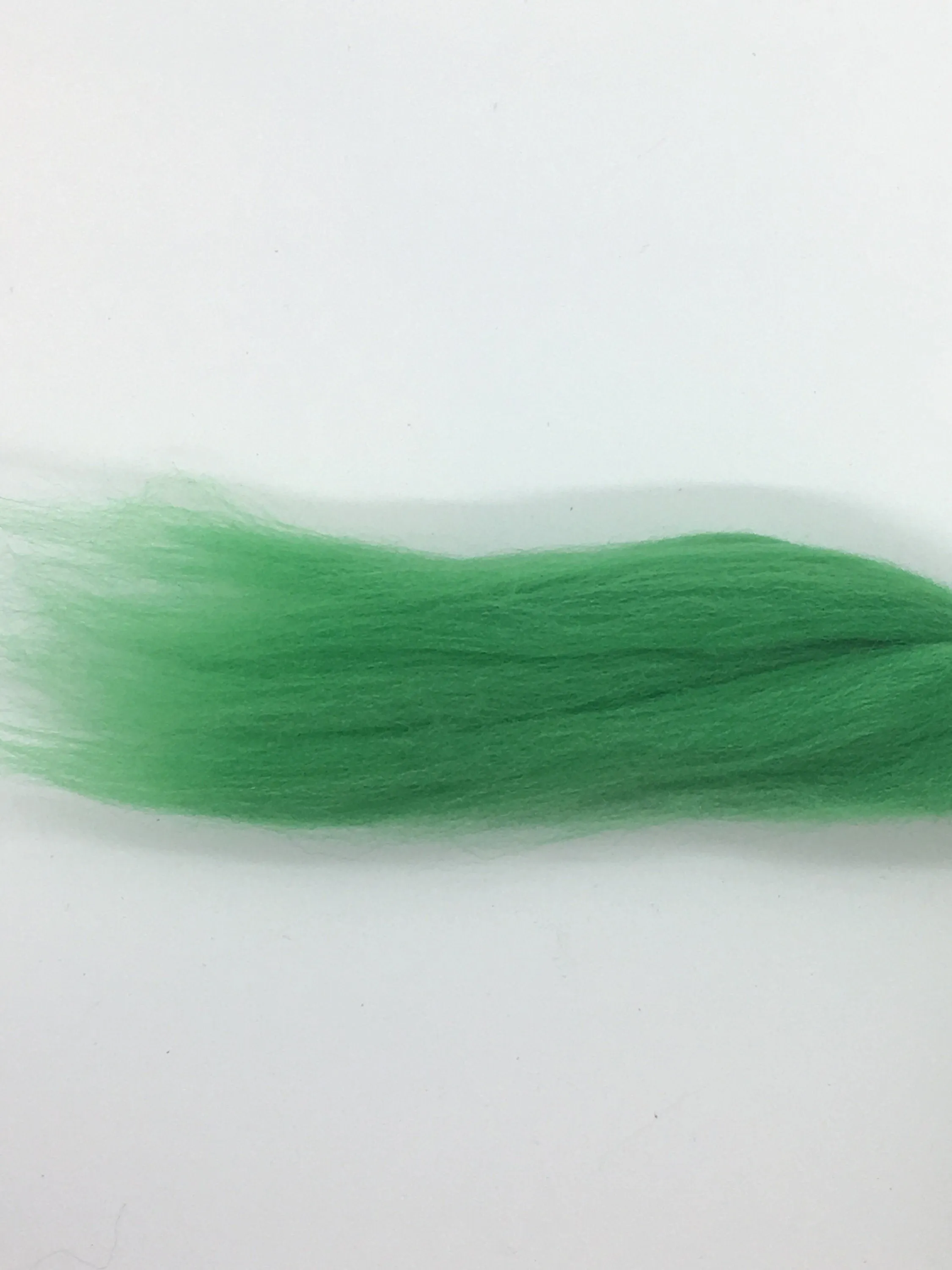 Shamrock Green Wool Roving