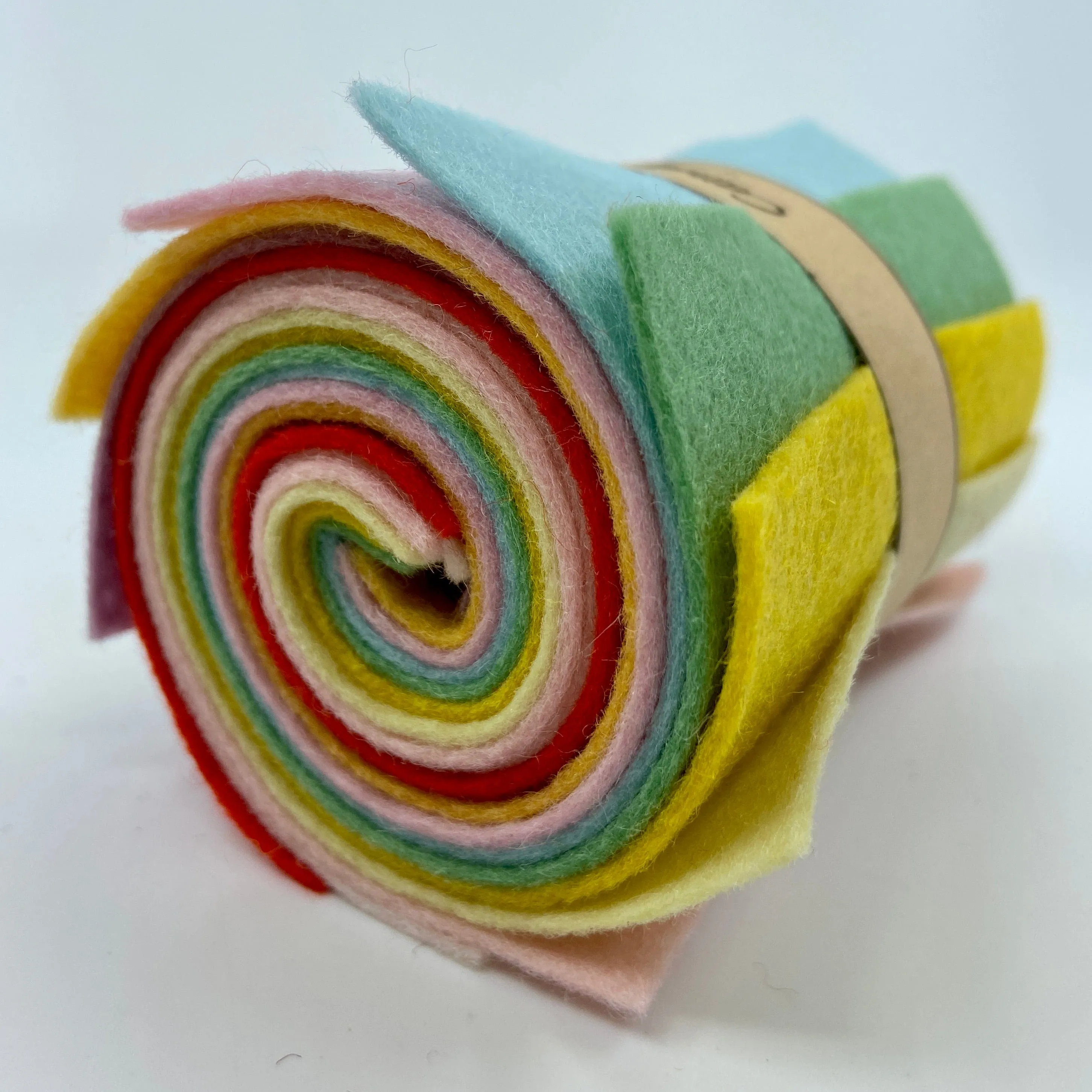 Small Wool Felt Roll - Candy Hearts
