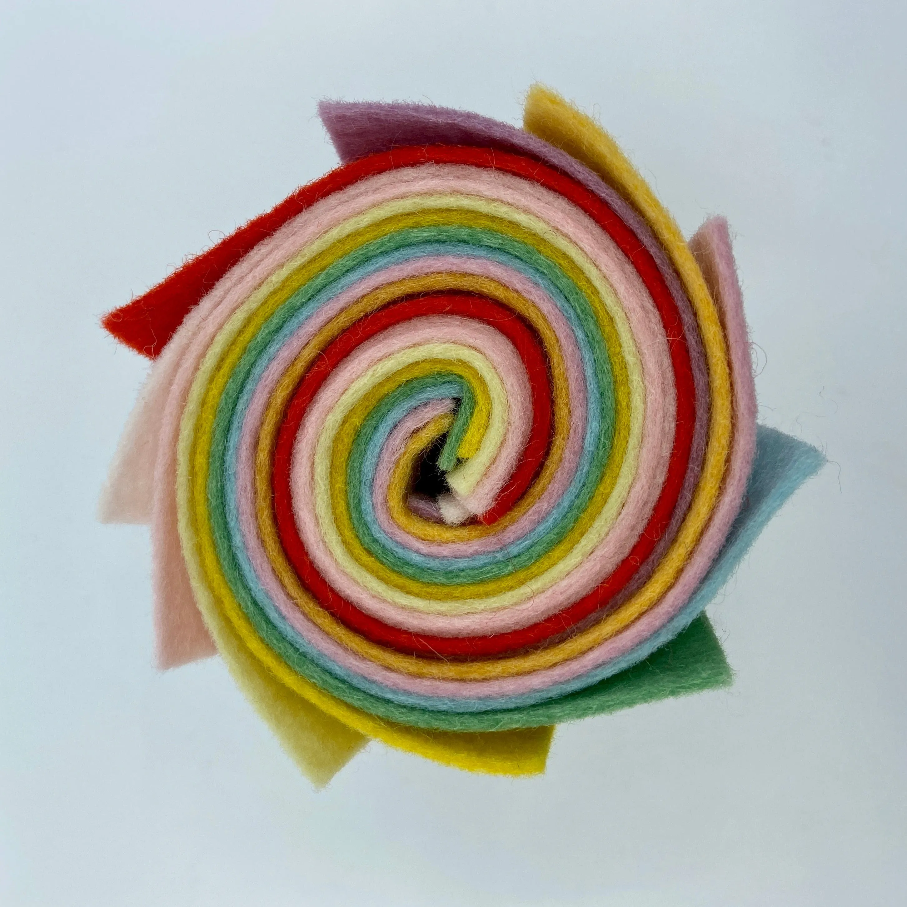 Small Wool Felt Roll - Candy Hearts