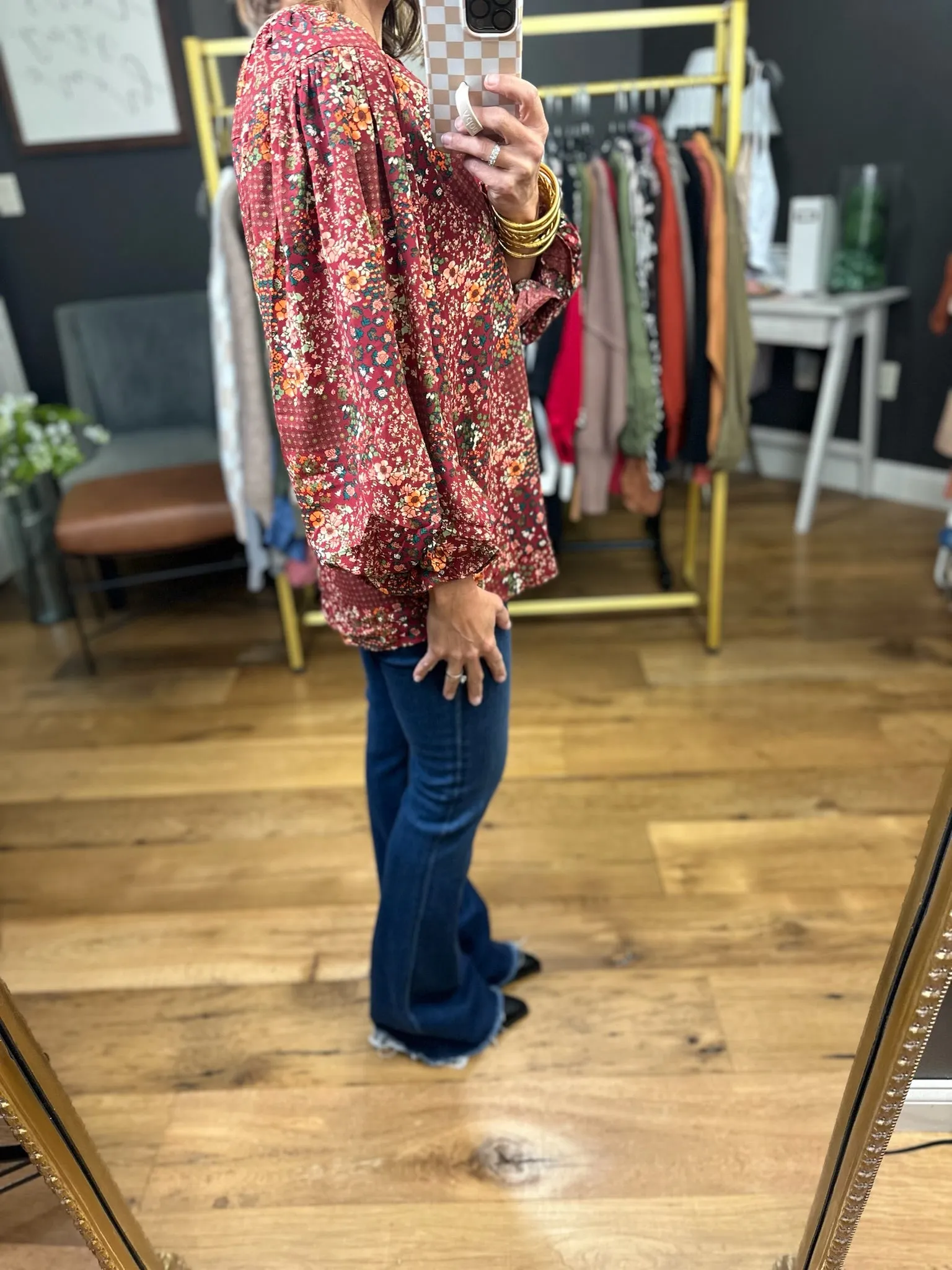 The Sydney Printed Blouse