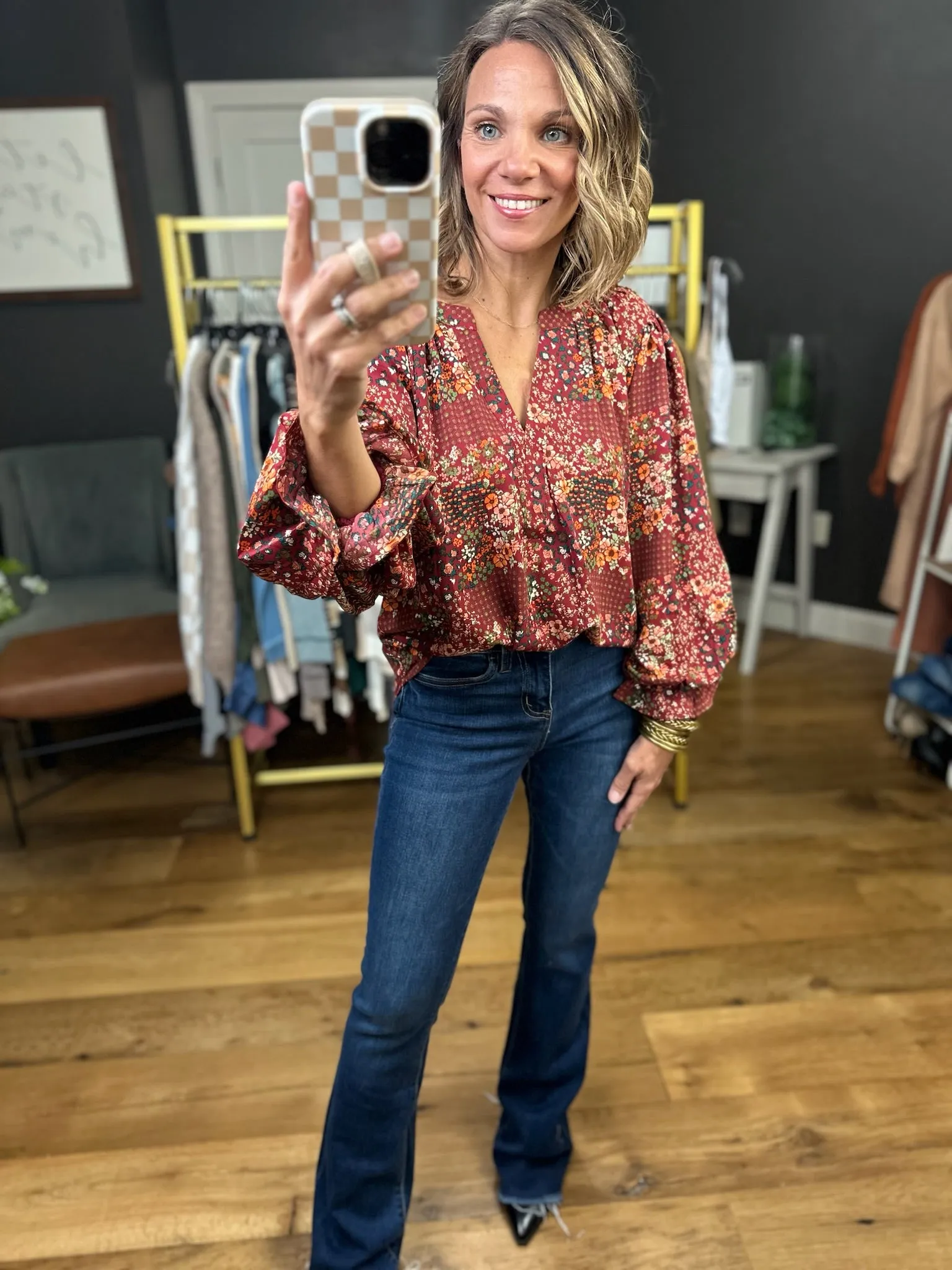 The Sydney Printed Blouse
