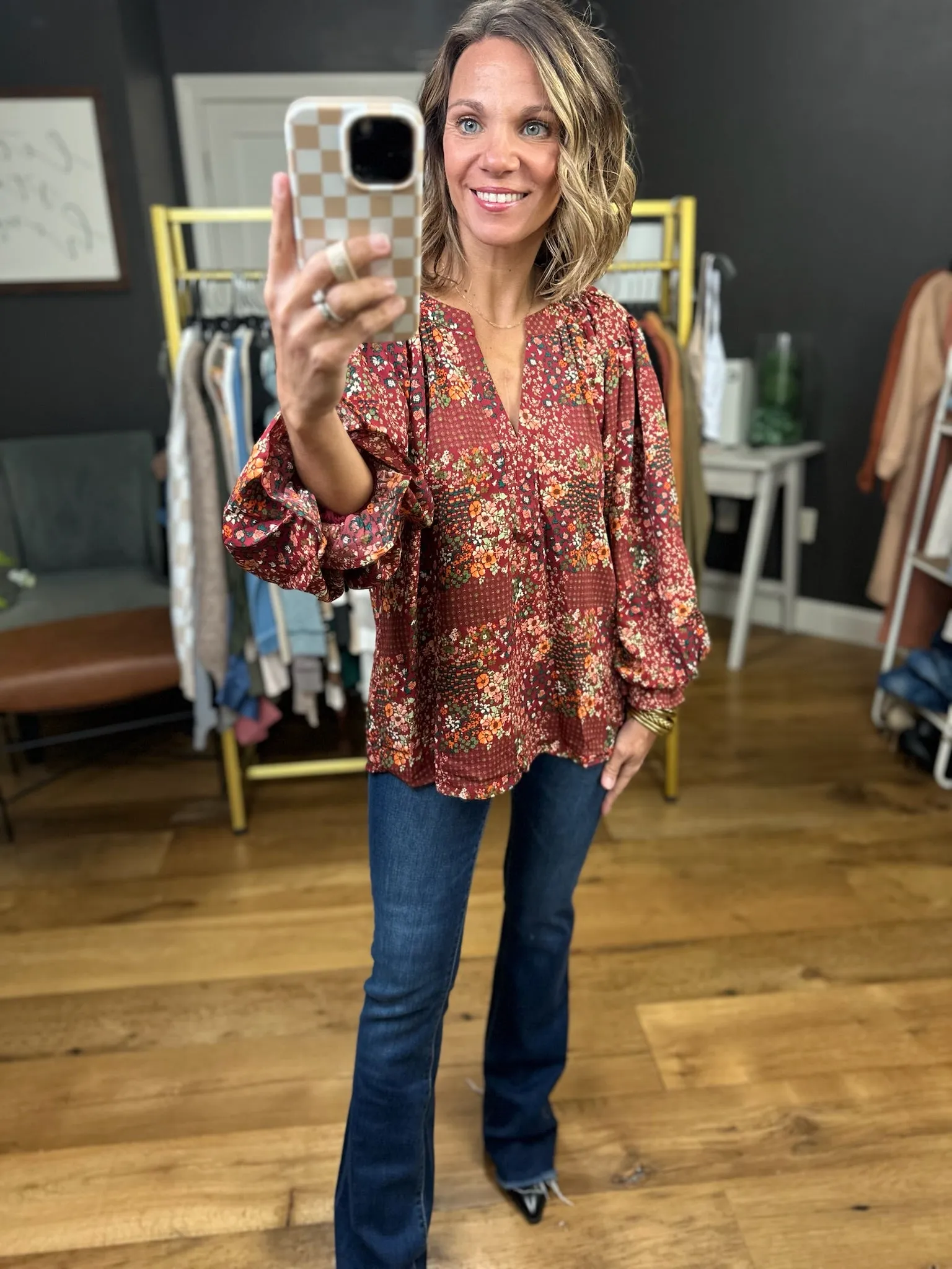 The Sydney Printed Blouse